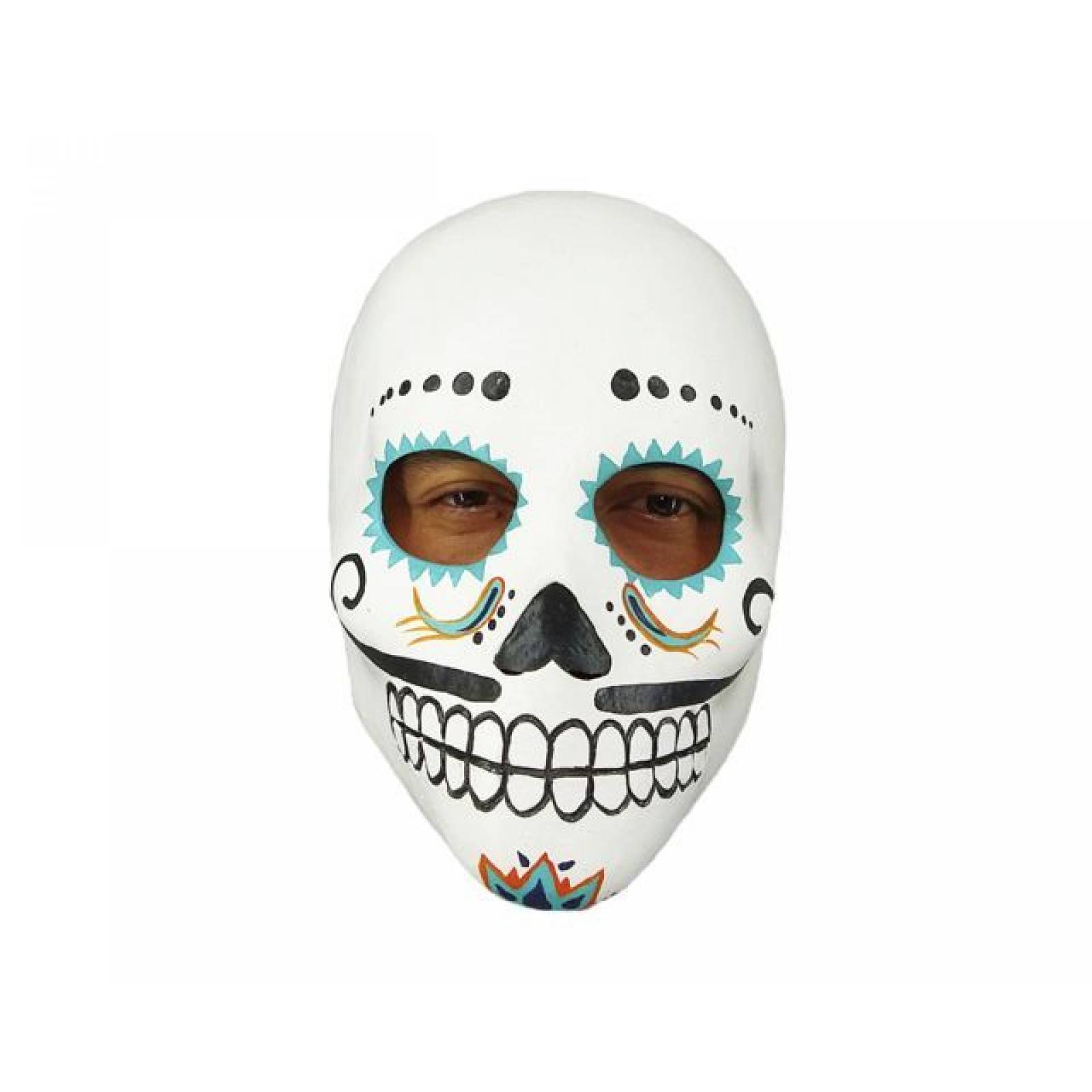 Máscara de latex de Día de Muertos: Catrin Deluxe - Day of the Dead: Catrin Deluxe