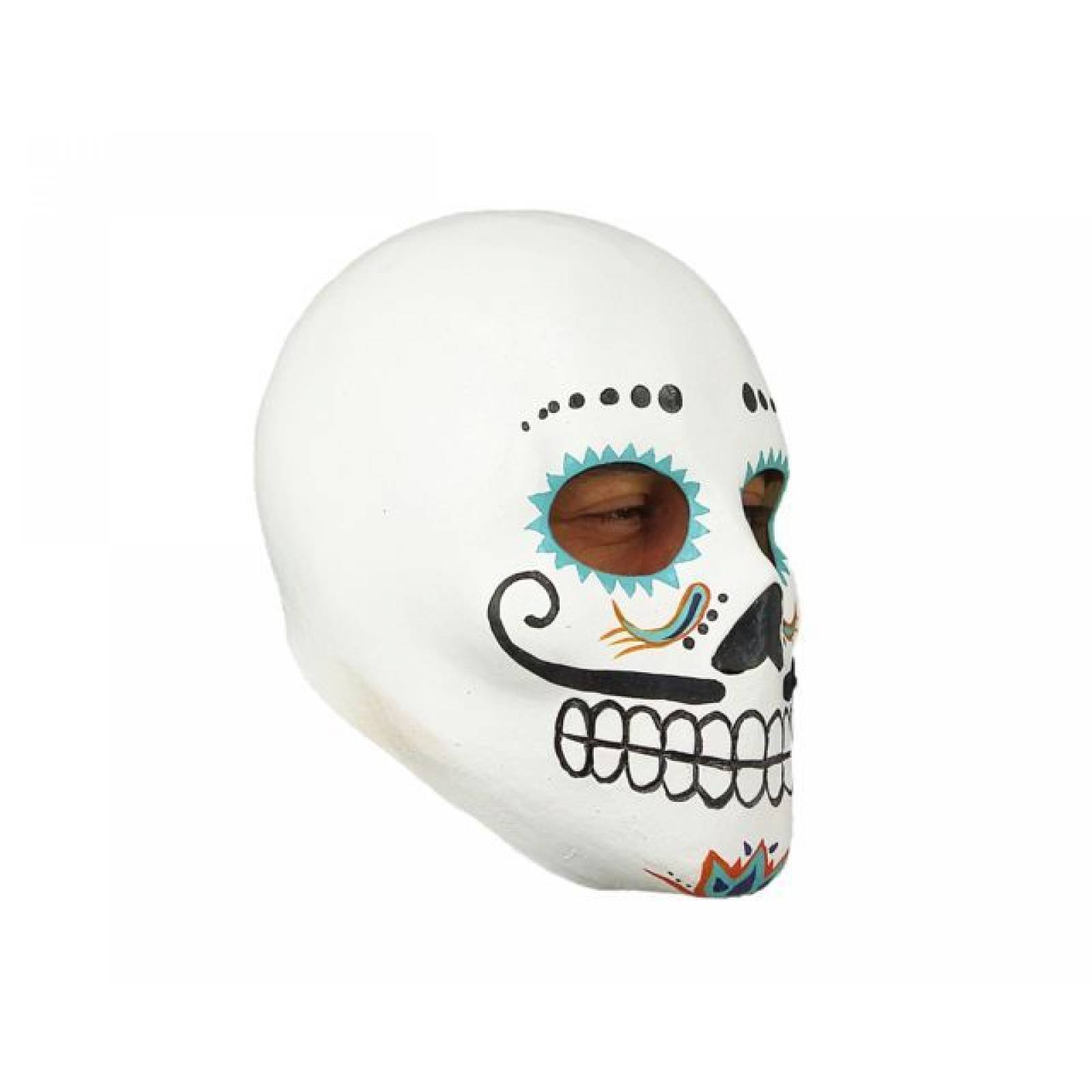 Máscara de latex de Día de Muertos: Catrin Deluxe - Day of the Dead: Catrin Deluxe