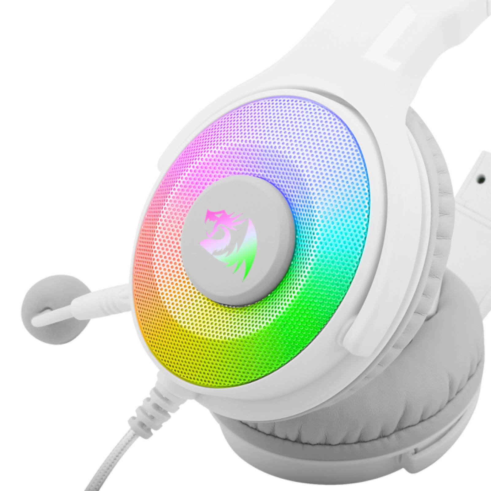 Audifonos Gamer Redragon Pandora White H350RGB USB
