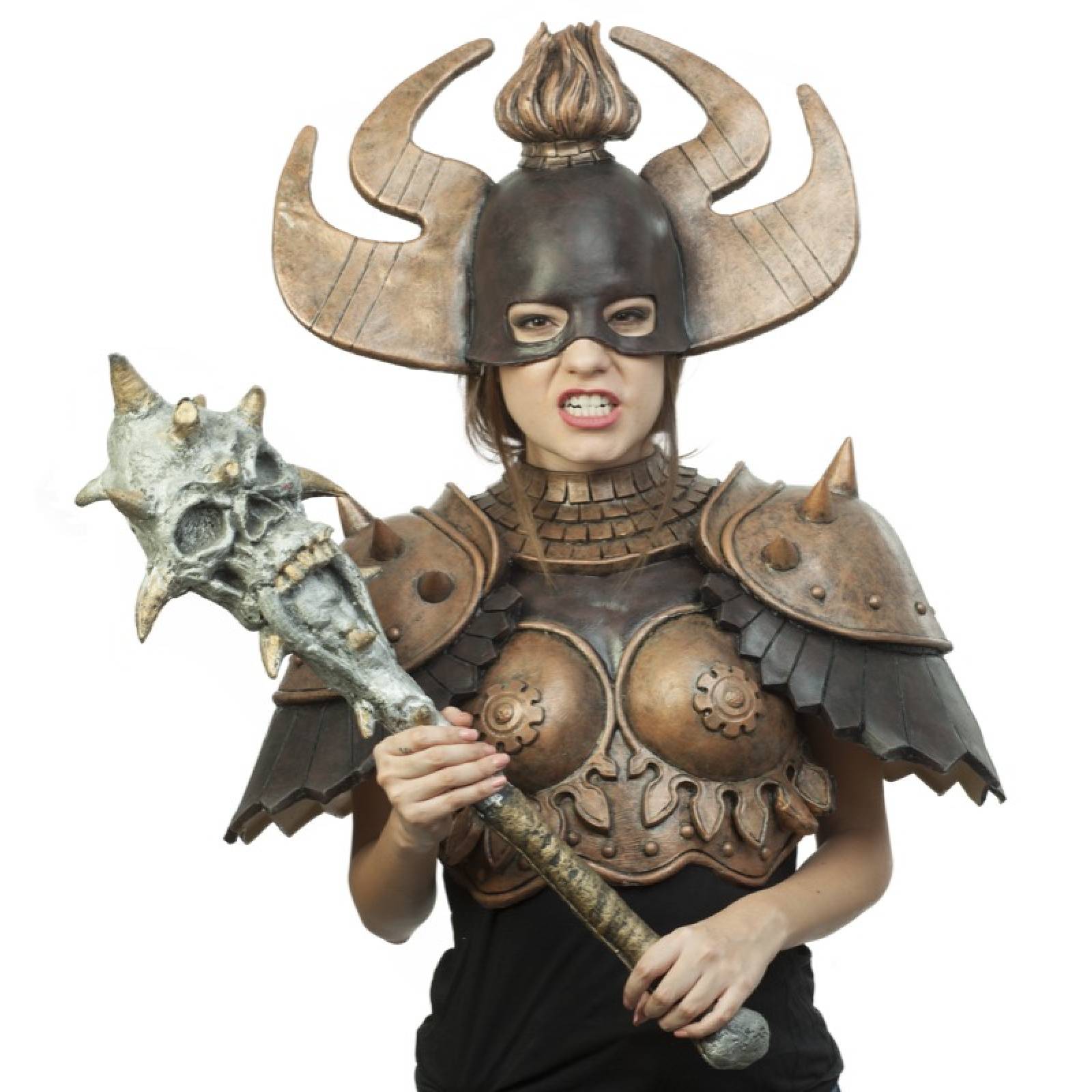 Máscara de latex de Princesa Guerrera Antigua - Ancient Warrior Princess