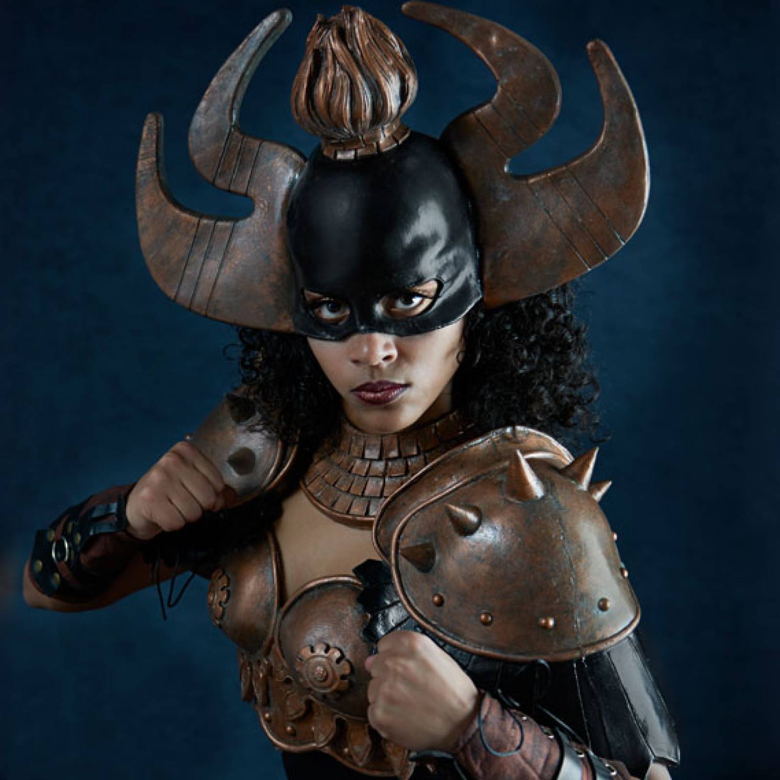 Máscara de latex de Princesa Guerrera Antigua - Ancient Warrior Princess