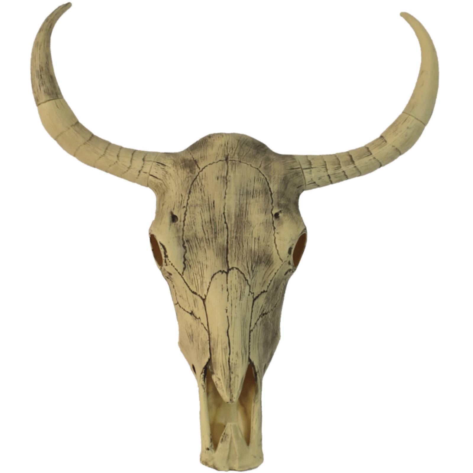 Máscara de Látex Cabeza de Toro Esqueleto - Skeleton bull head