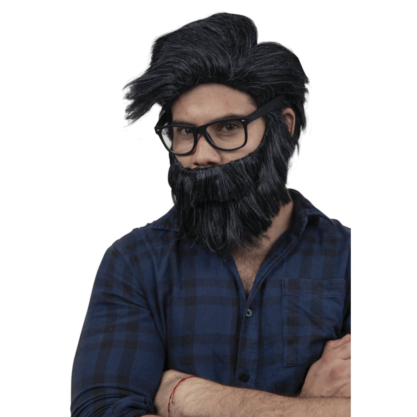 Máscara de Látex Chico inconformista - Hipster boy