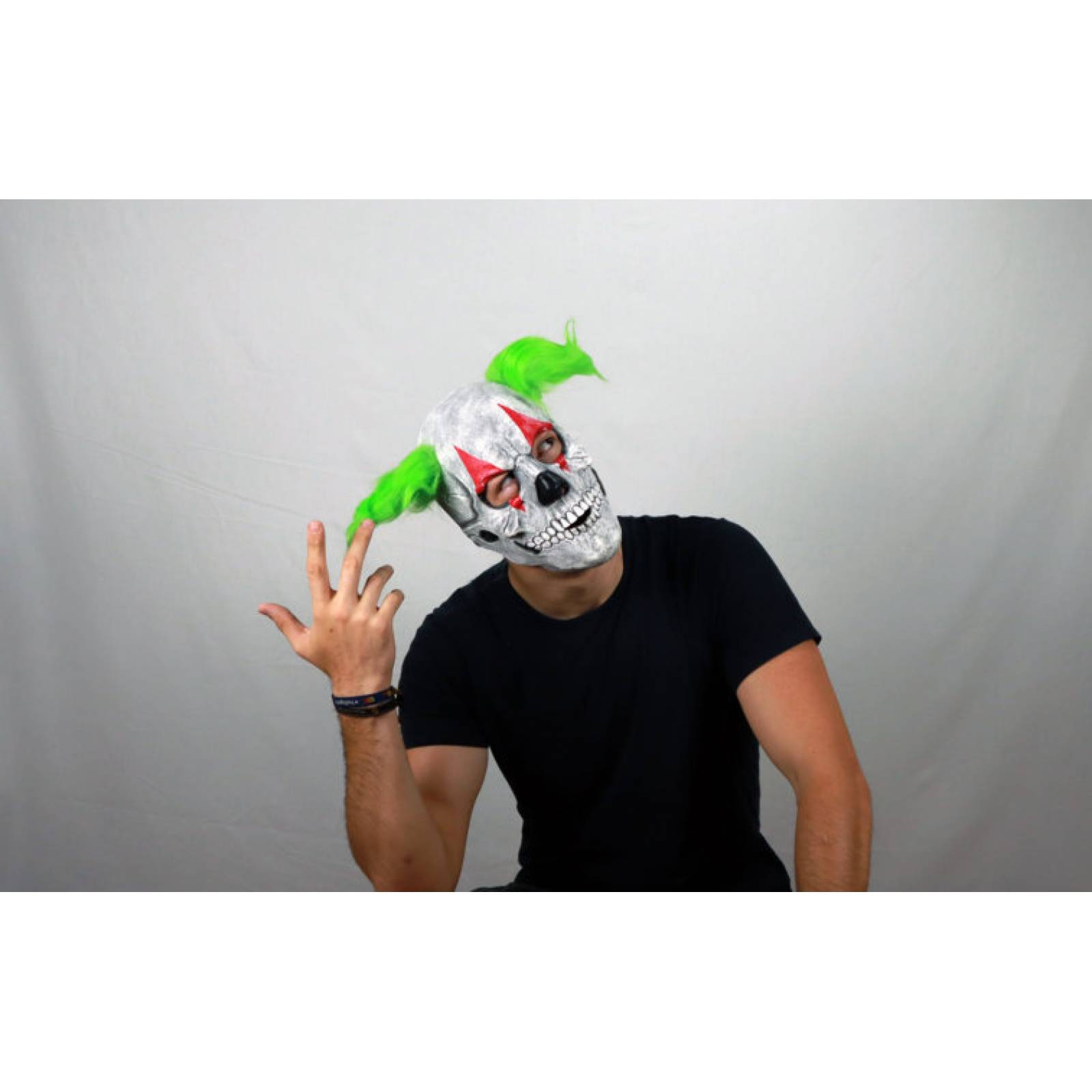 Máscara de latex de Payaso calavera - Skull clown