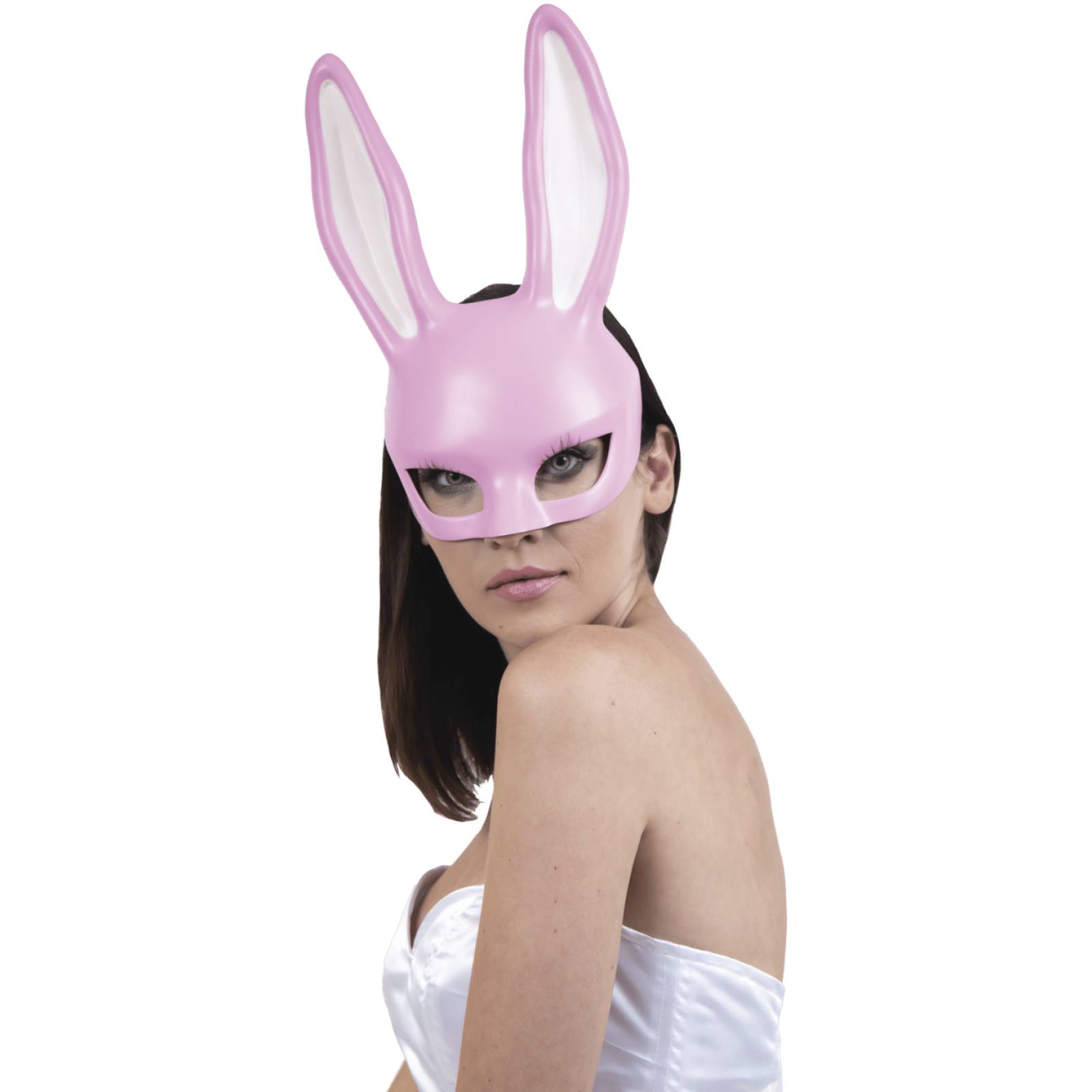 Máscara de Látex Conejo Rosa - Pink Rabbit