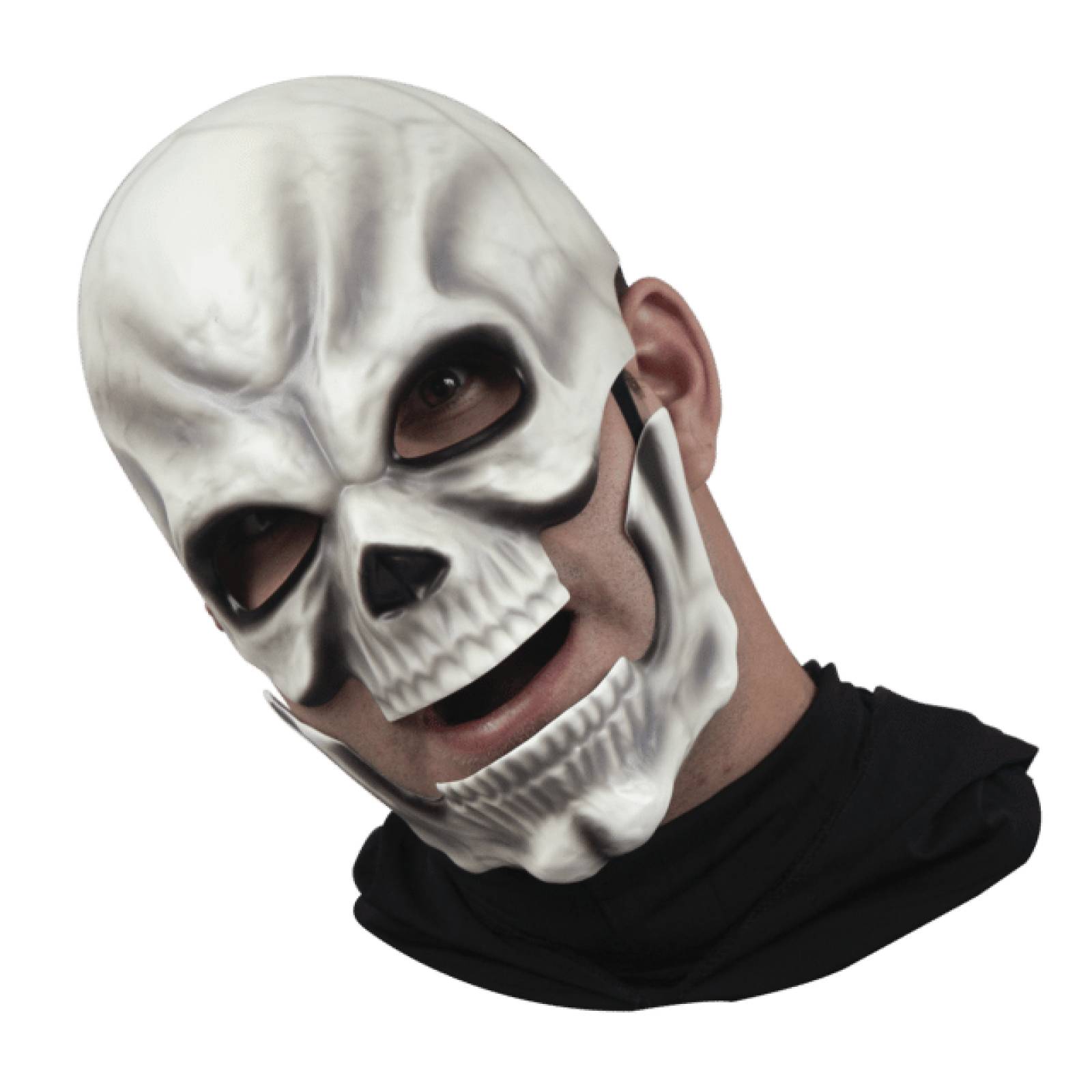 Máscara de Látex Cráneo Movible Adulto - Movable Adult Skull