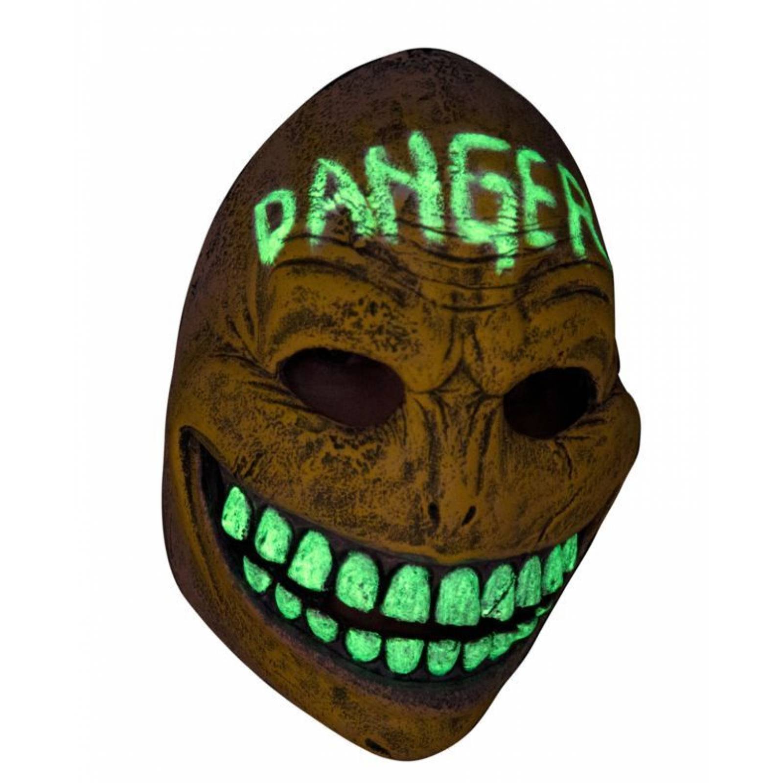 Máscara de Látex Danger Smiley Glow in the Dark