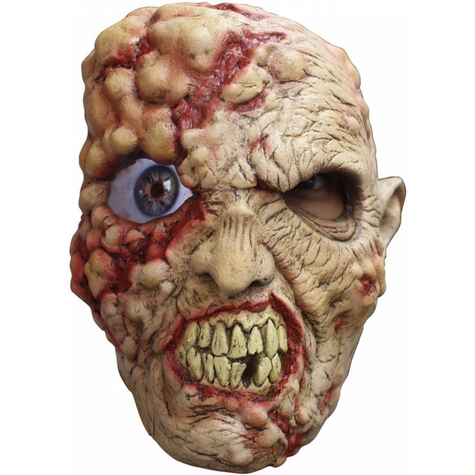 Máscara de latex de Zombi Ojo Loco - Crazy Eye Zombie