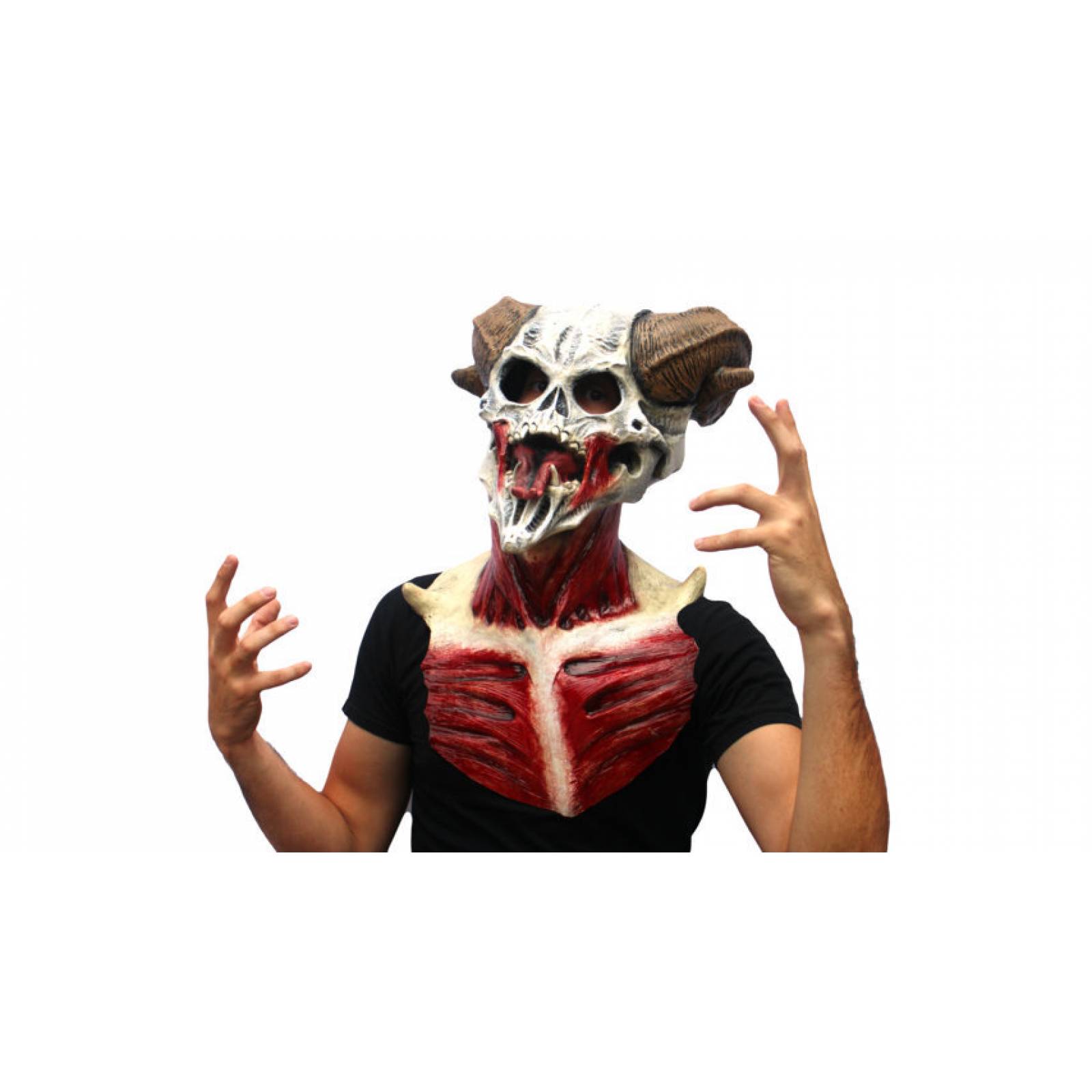 Máscara de latex de Calavera de diablo - Devil skull