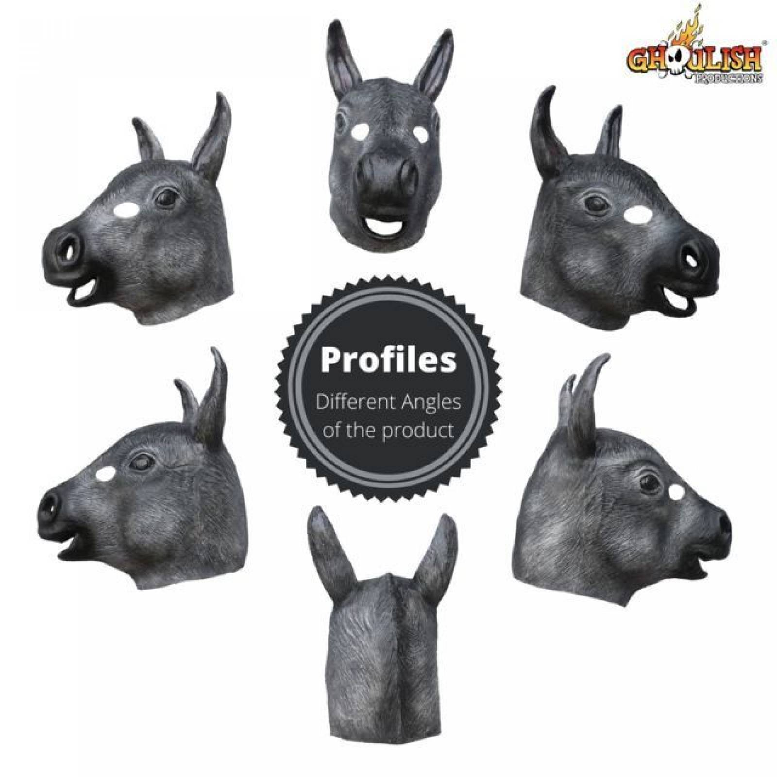 Máscara de latex de Burro Donkey