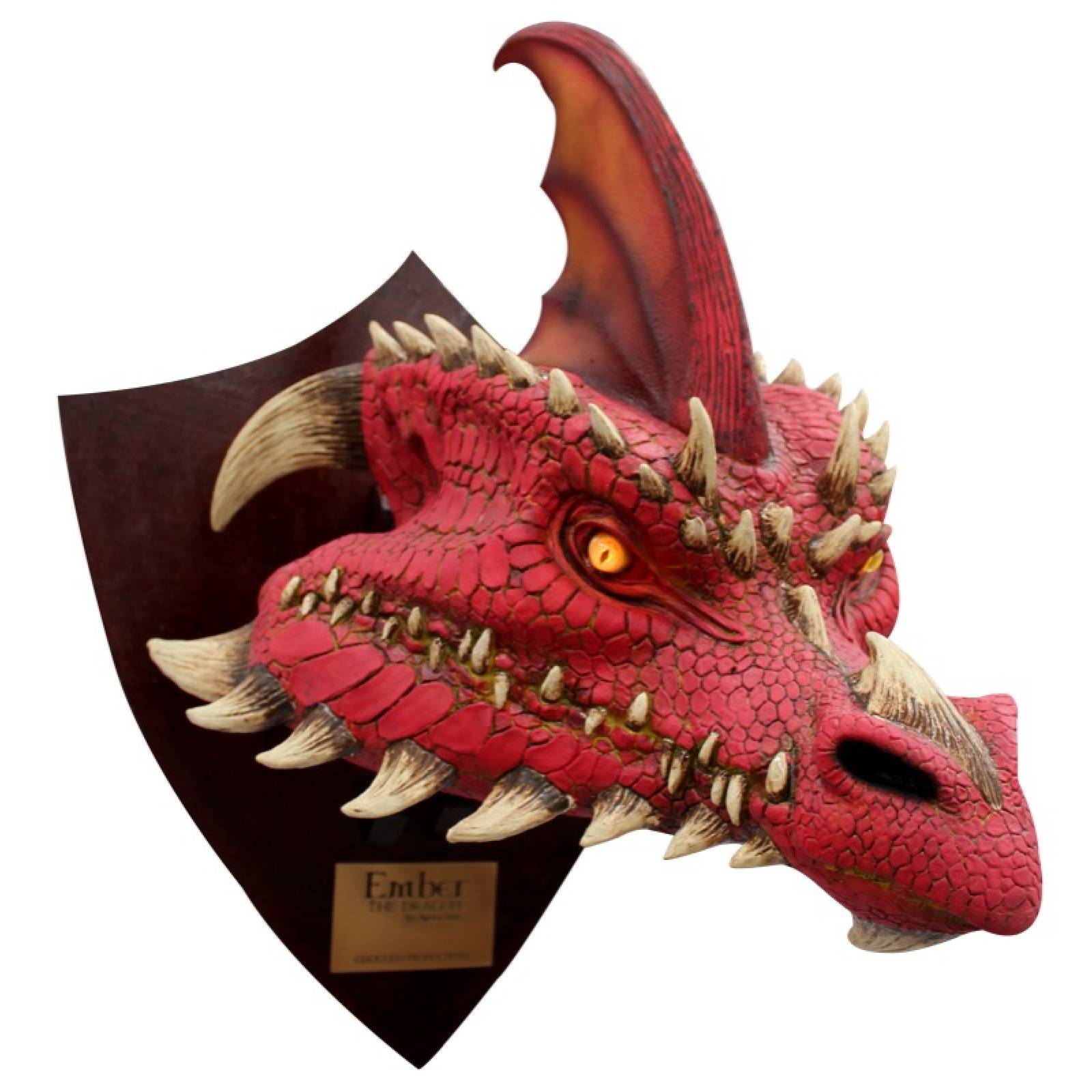 Máscara de latex de Ember el dragón rojo - Ember the red dragon