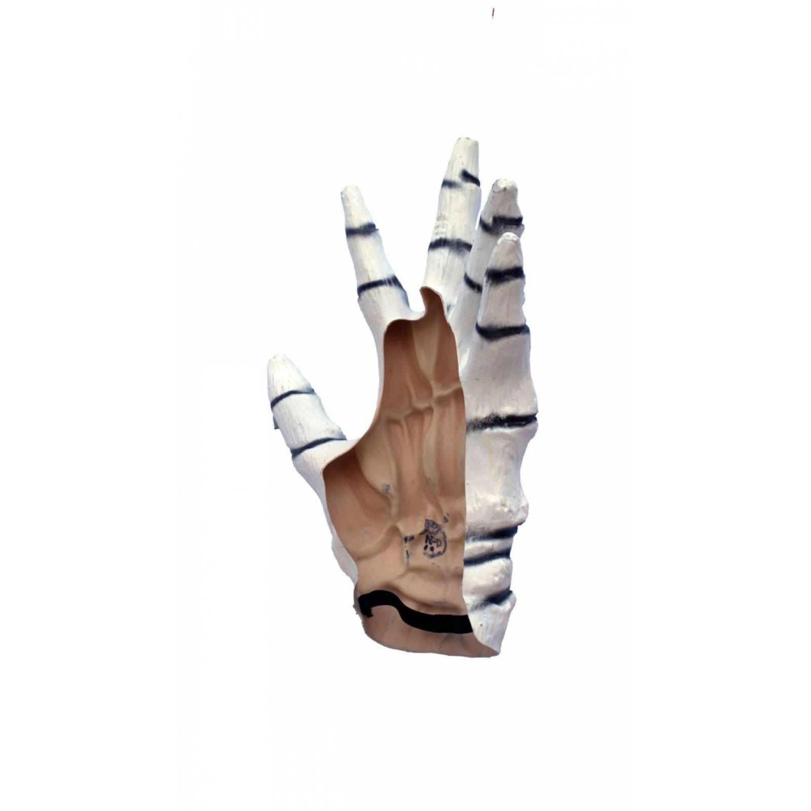 Máscara de latex de Manos de esqueleto junior (blanco) - Junior Skeleton Hands (White)