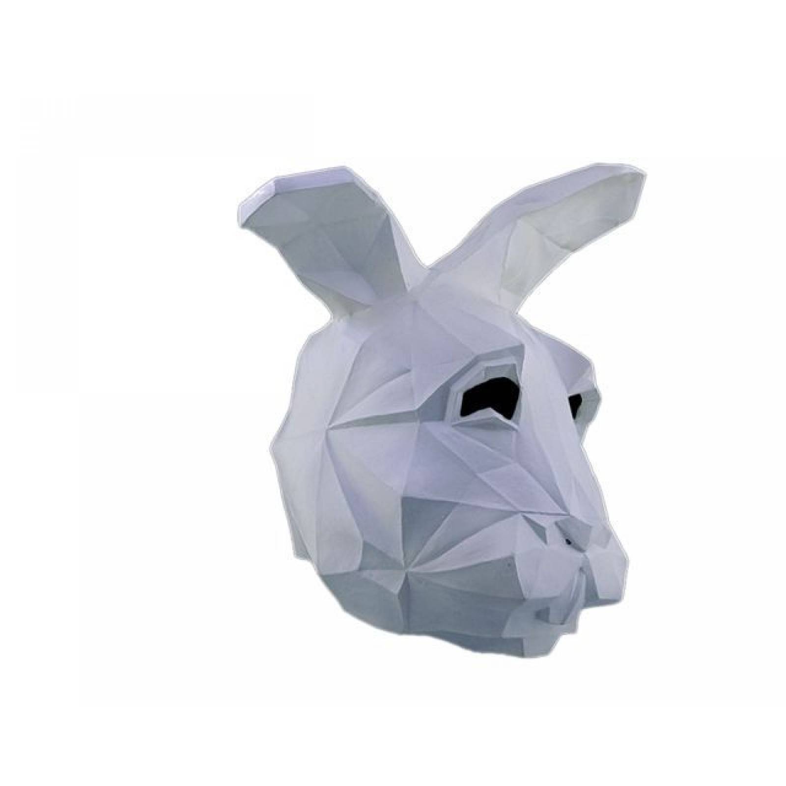 Máscara de latex de Conejito Low Poly - Low Poly Bunny