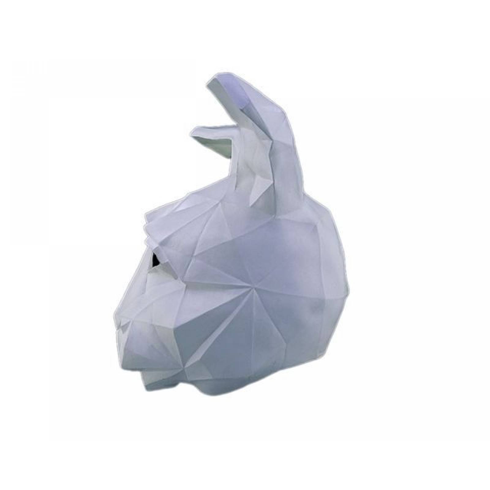 Máscara de latex de Conejito Low Poly - Low Poly Bunny