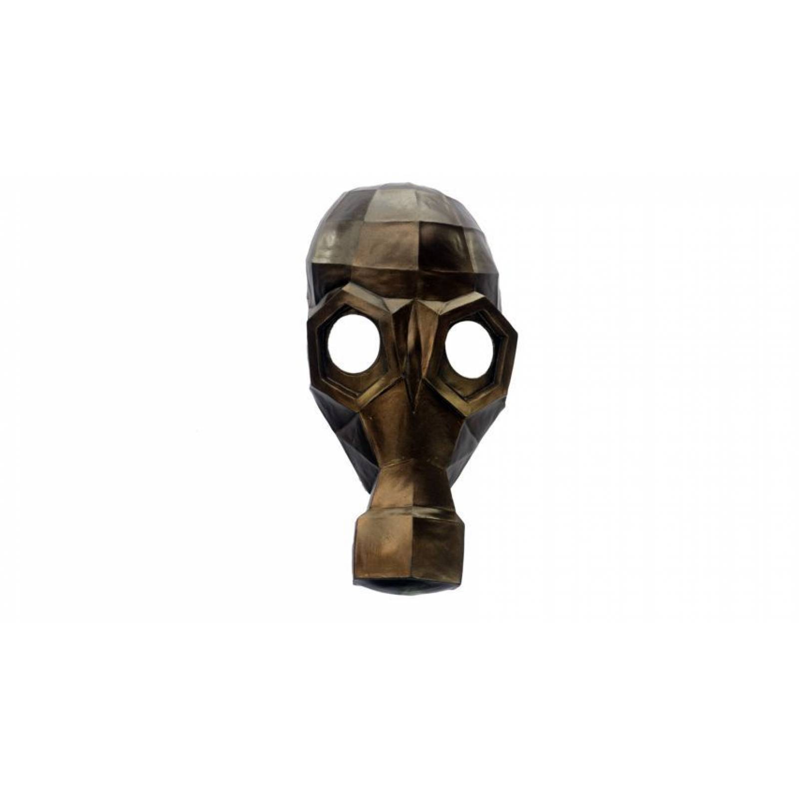 Máscara de latex de gas Low Poly - Low Poly Gas Mask