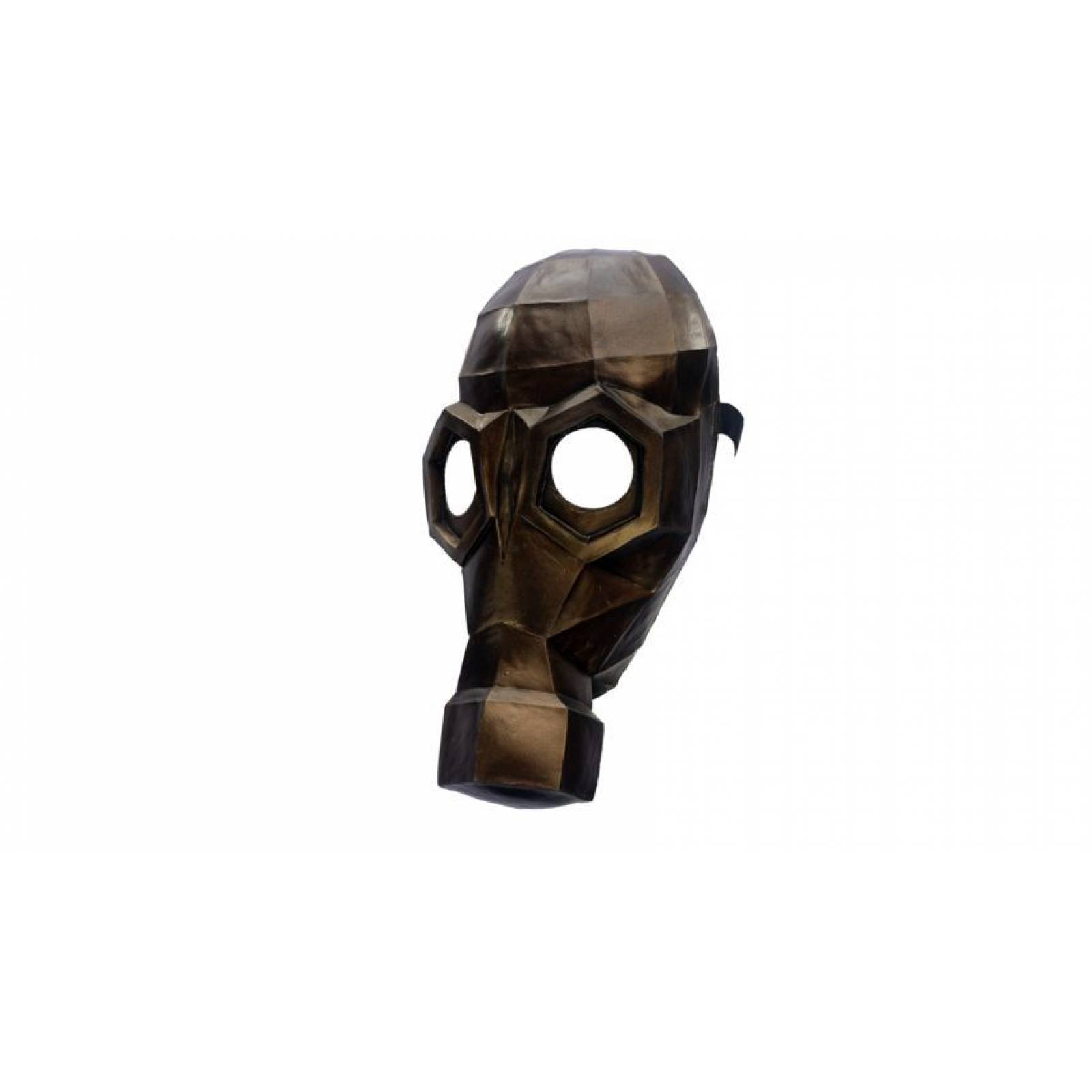 Máscara de latex de gas Low Poly - Low Poly Gas Mask