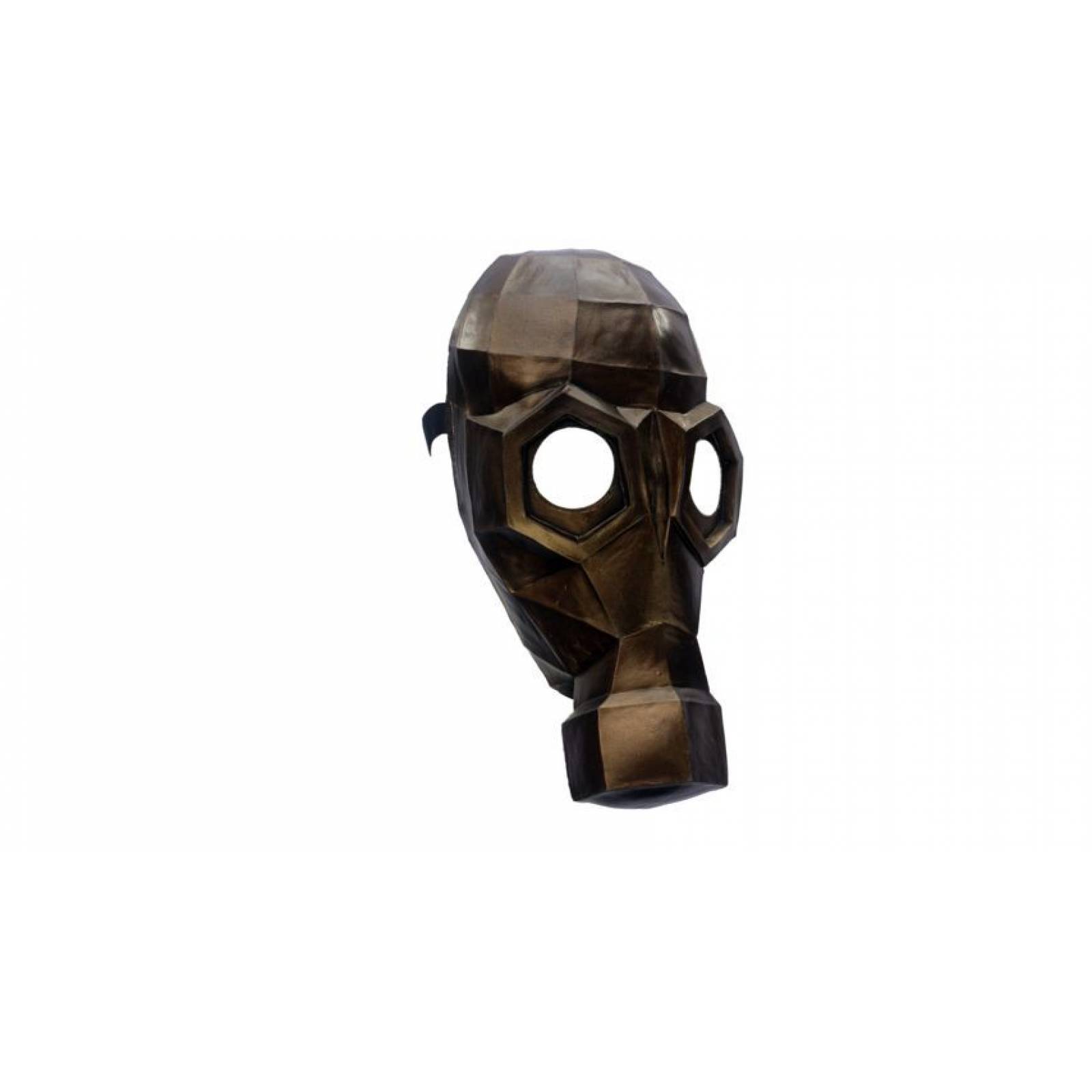 Máscara de latex de gas Low Poly - Low Poly Gas Mask
