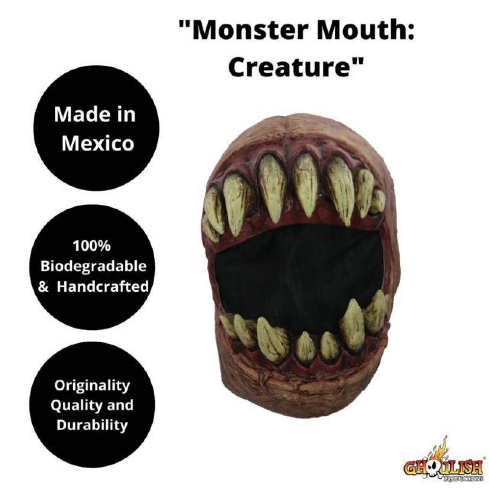 Máscara de Látex Monster Mouth: Creature