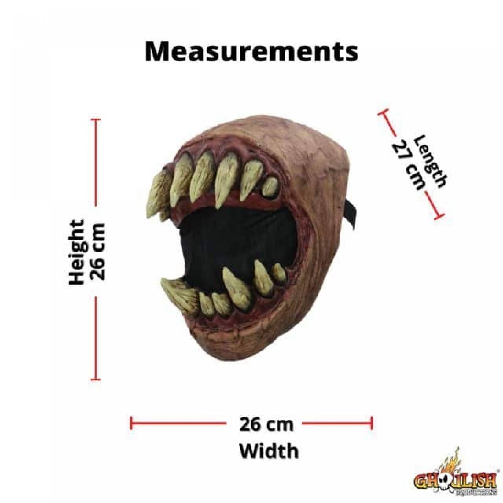 Máscara de Látex Monster Mouth: Creature