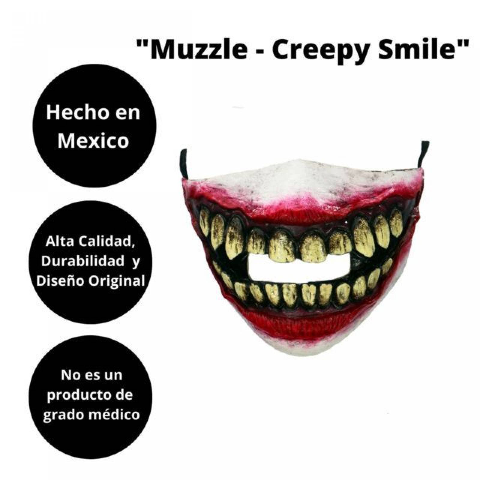 Máscara de latex de Hocico - Sonrisa espeluznante - Snout - Creepy smile