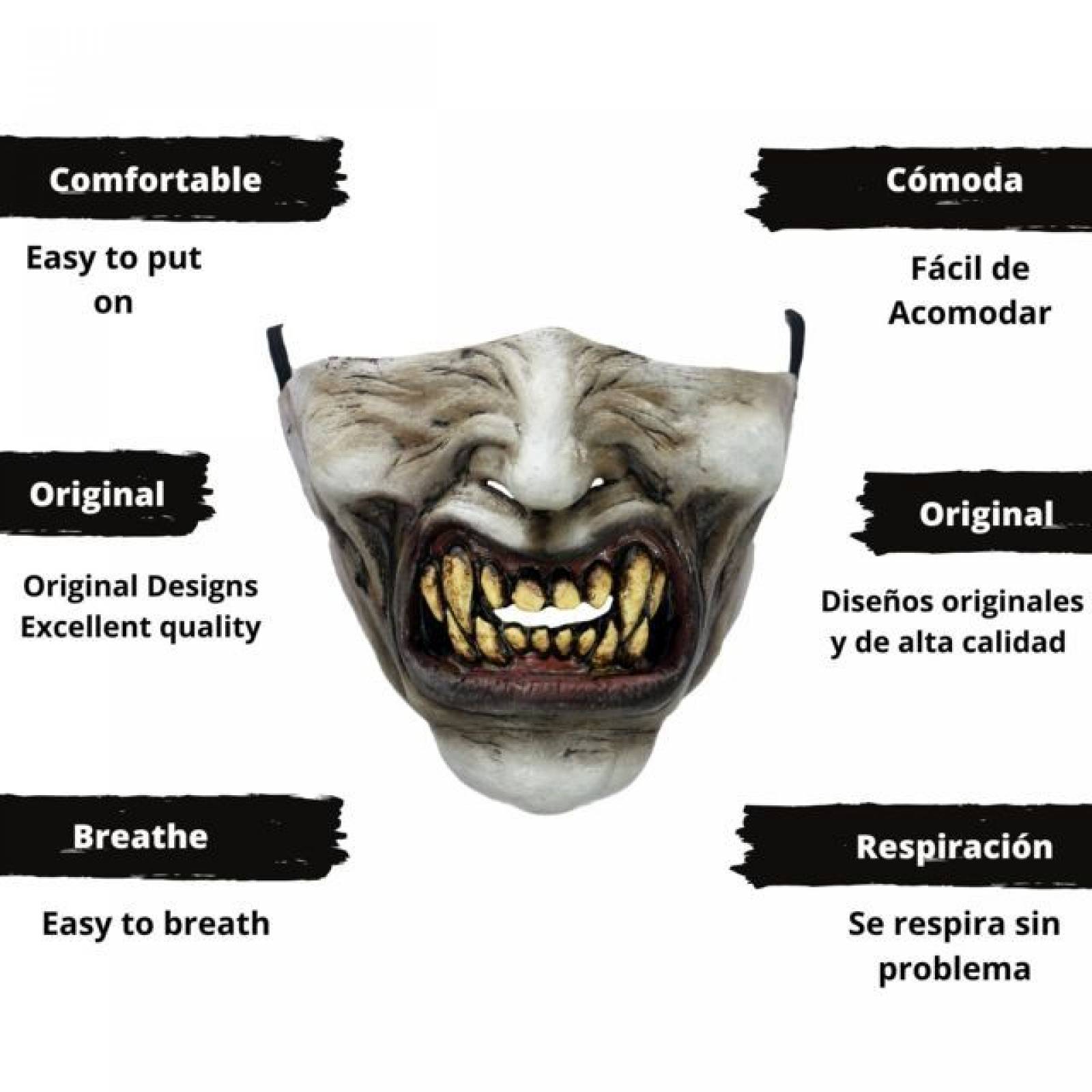 Máscara de latex de Hocico - vampiro - Snout - Vampire