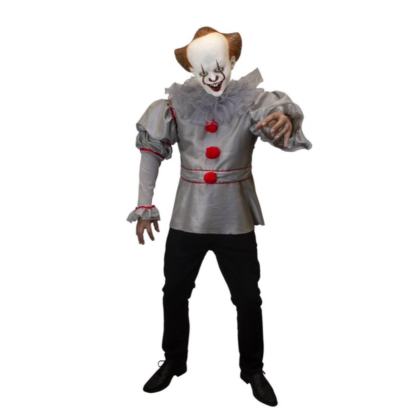 Disfraz económico de Pennywise (2017) para adulto - Talla M - Pennywise (2017) economic costume for adults - Size M