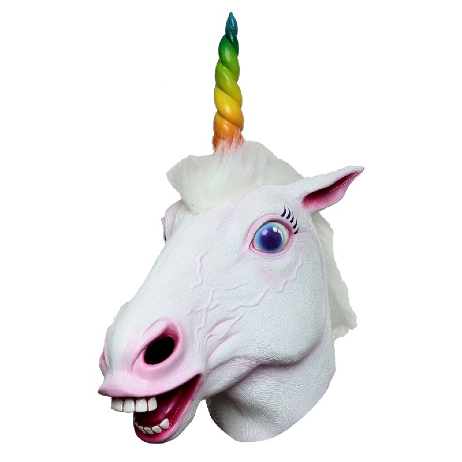 Máscara de latex de Orgullo de unicornio - Unicorn pride