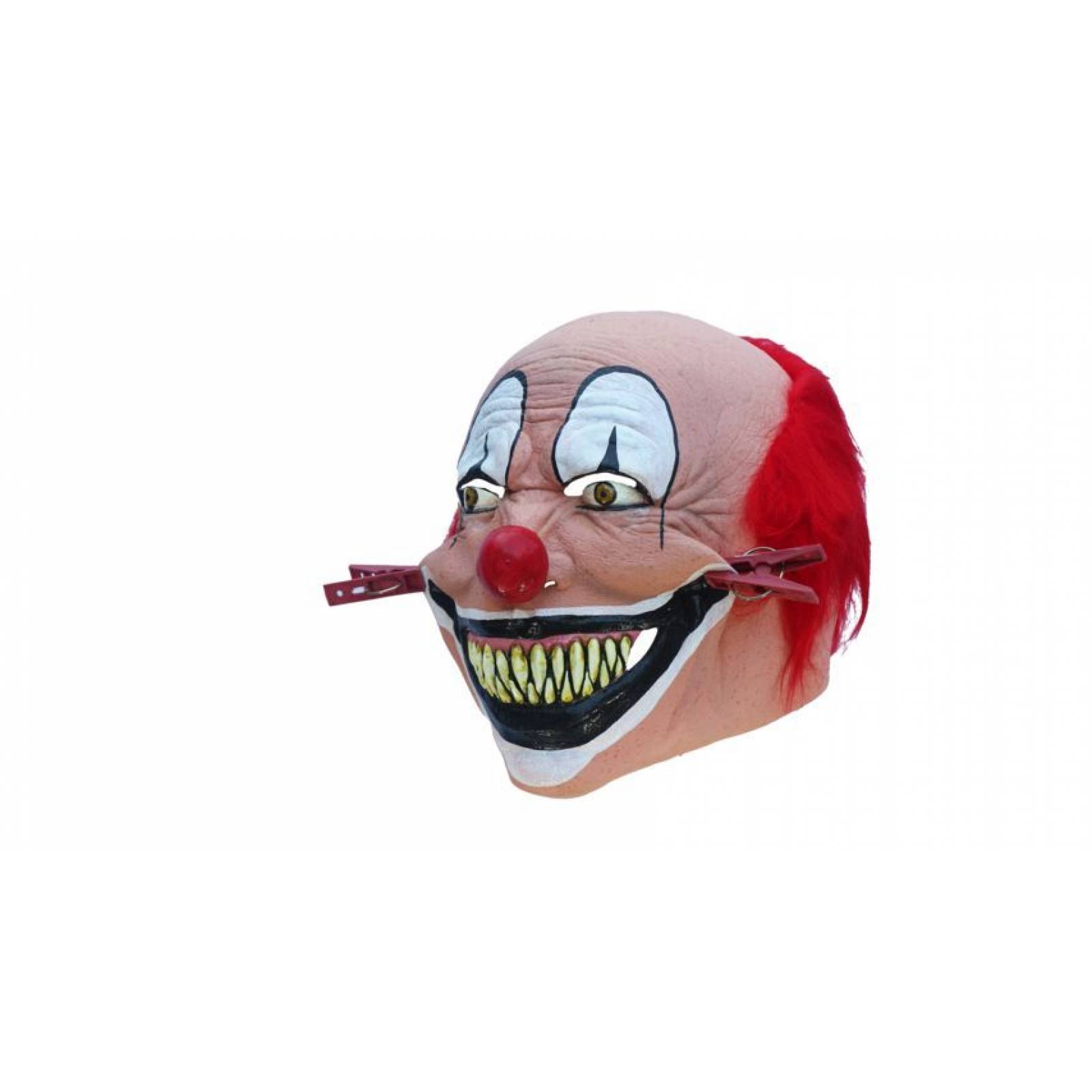 Máscara de latex de Payaso de tenazas - Pincer clown