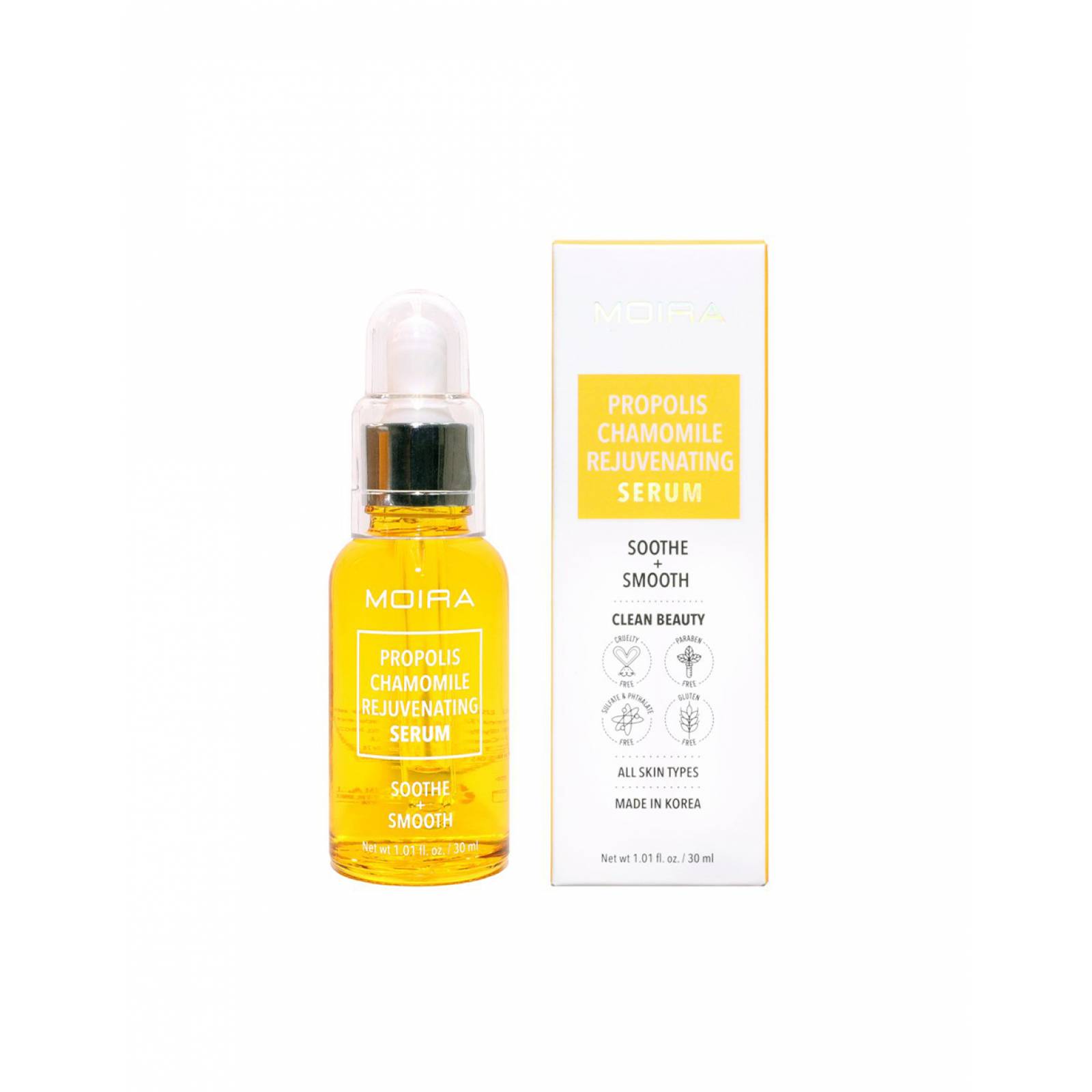 SERUM REJUVENECEDOR DE MANZANILLA  MOIRA COSMETICS FSR003