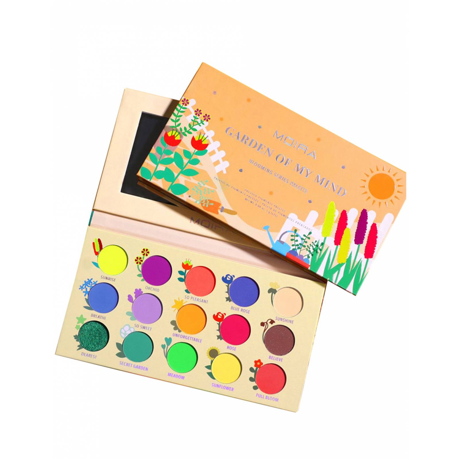 PALETA DE SOMBRAS GARDEN OF MY MIND MOIRA COSMETICS BPP001