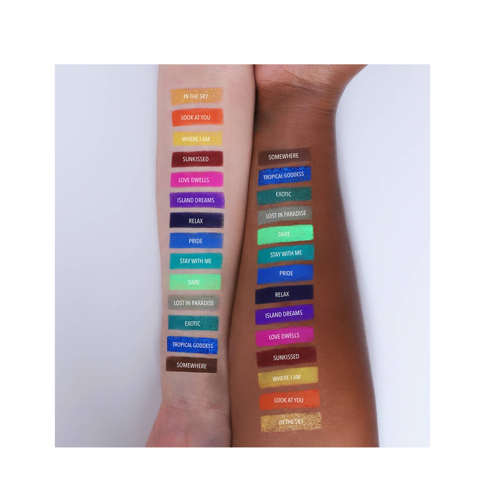 Paleta De Sombras Wild In Colors Moira Cometics Exp001