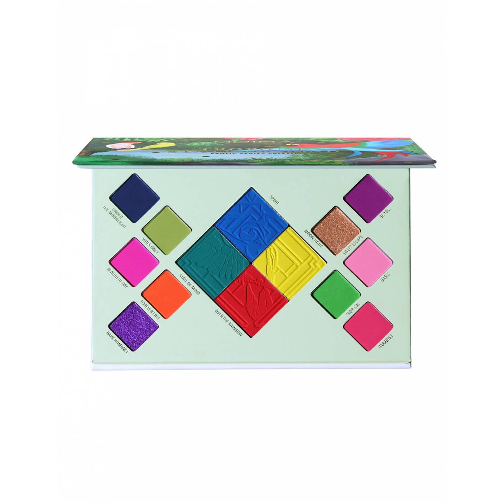 Paleta De Sombras Tropical State Of Mind  Moira Cometics Exp004