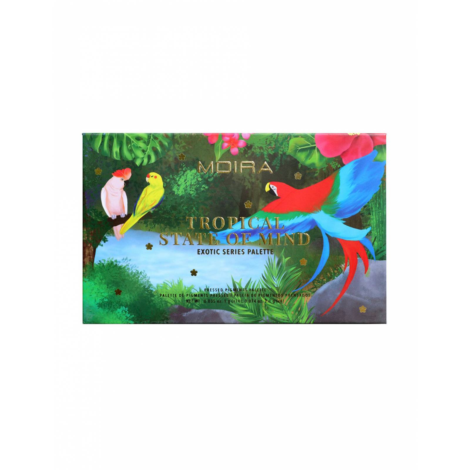 Paleta De Sombras Tropical State Of Mind  Moira Cometics Exp004