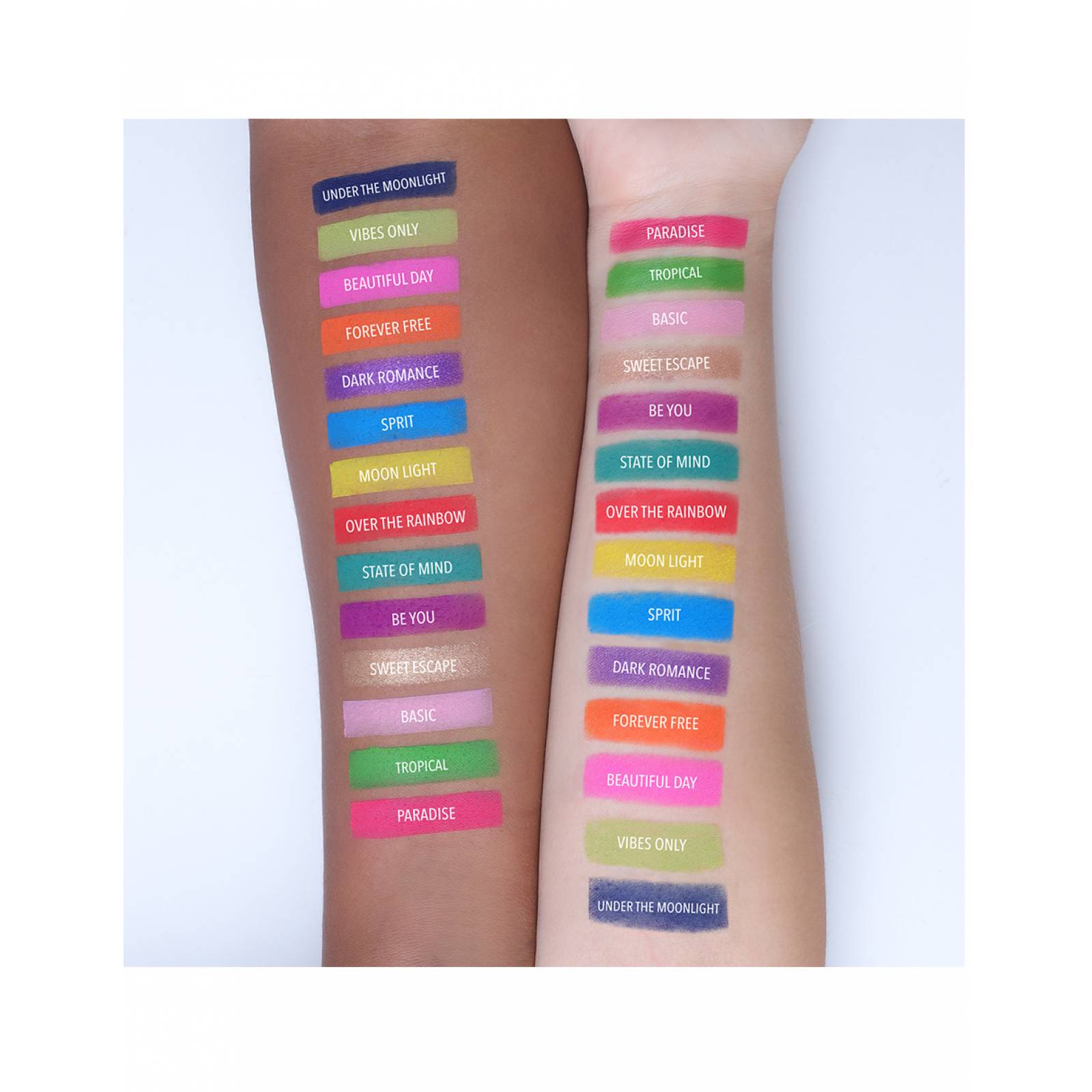 Paleta De Sombras Tropical State Of Mind  Moira Cometics Exp004