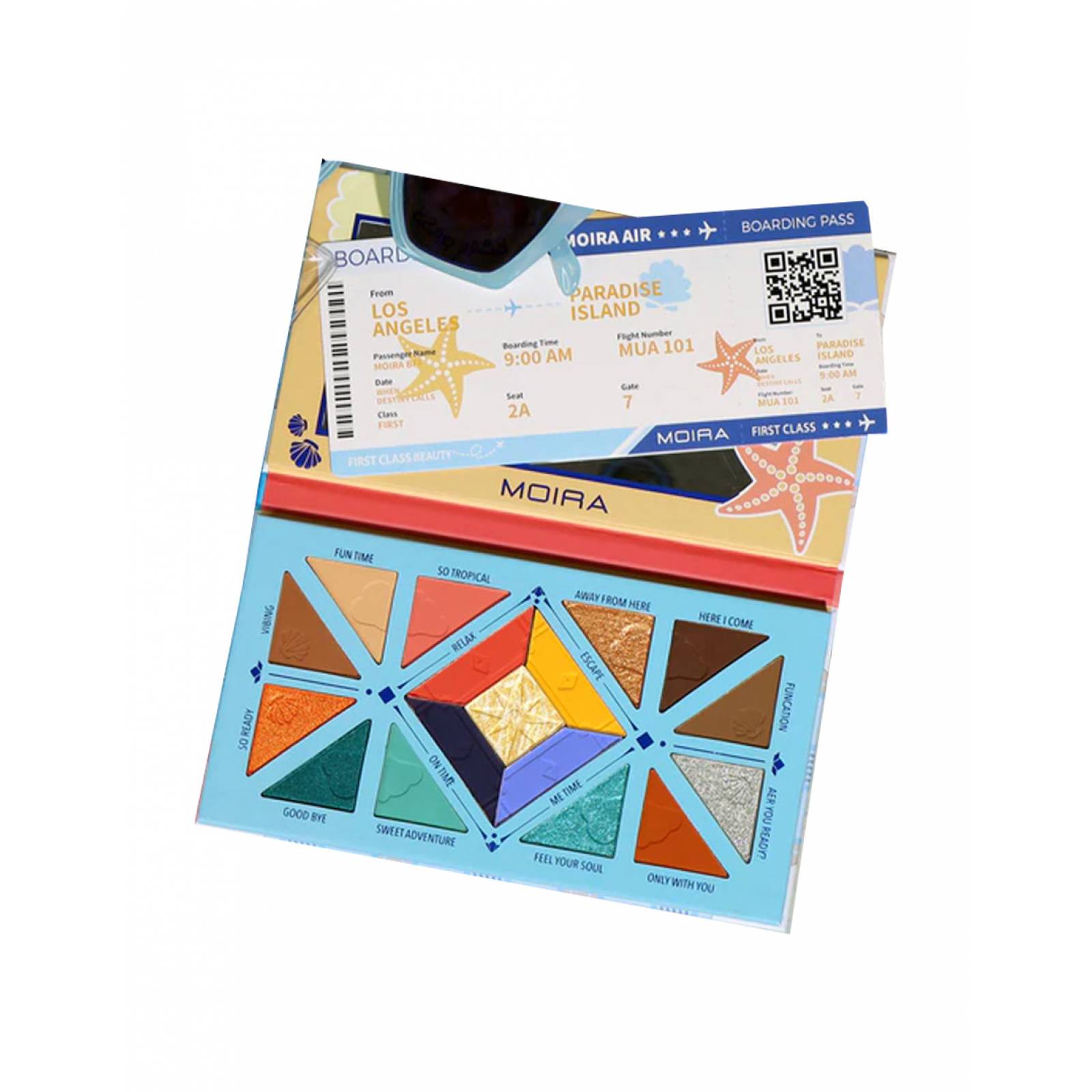 Paleta de sombras Let's get carried away Moira GSP001