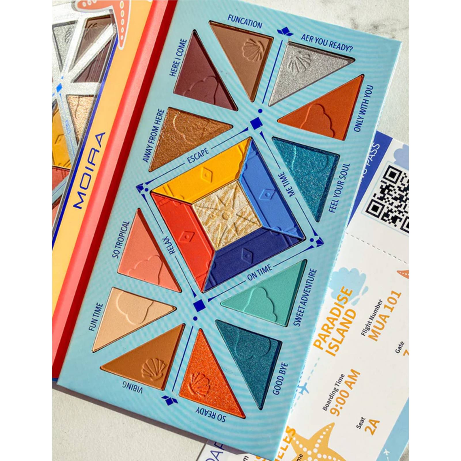 Paleta de sombras Let's get carried away Moira GSP001