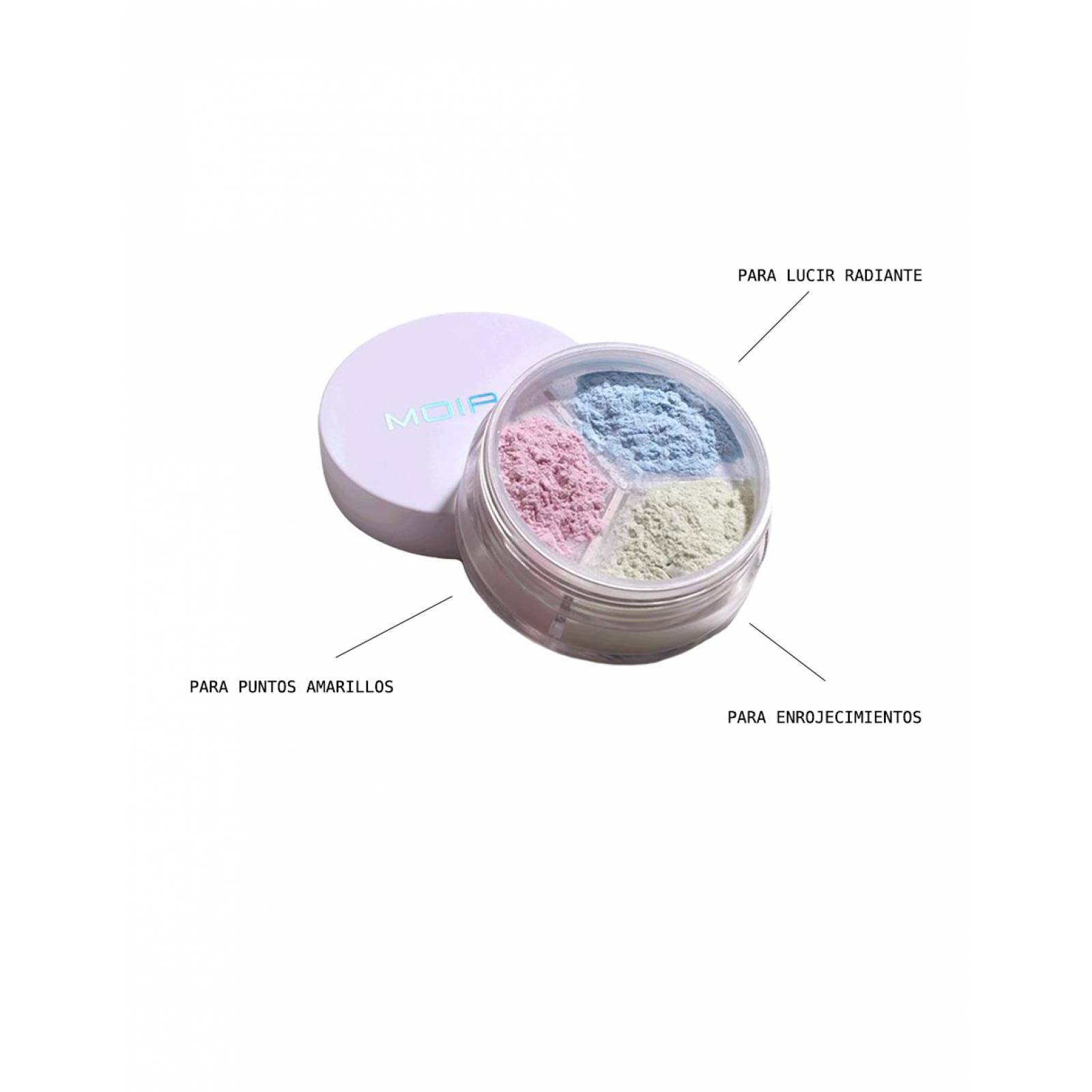 Polvo Fijador Suelto Moira Cosmetics Neutralizador De Color Scp001