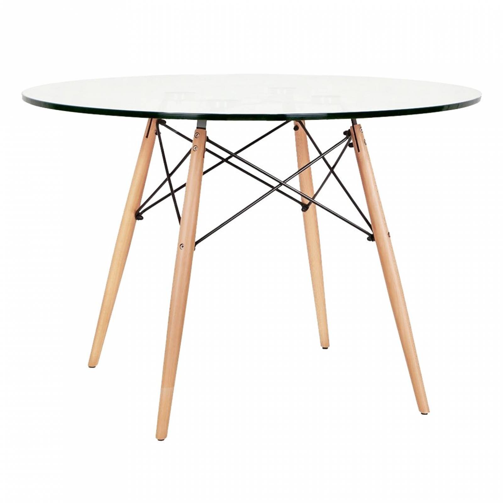 Mesa de Comedor de Vidrio Eames Style