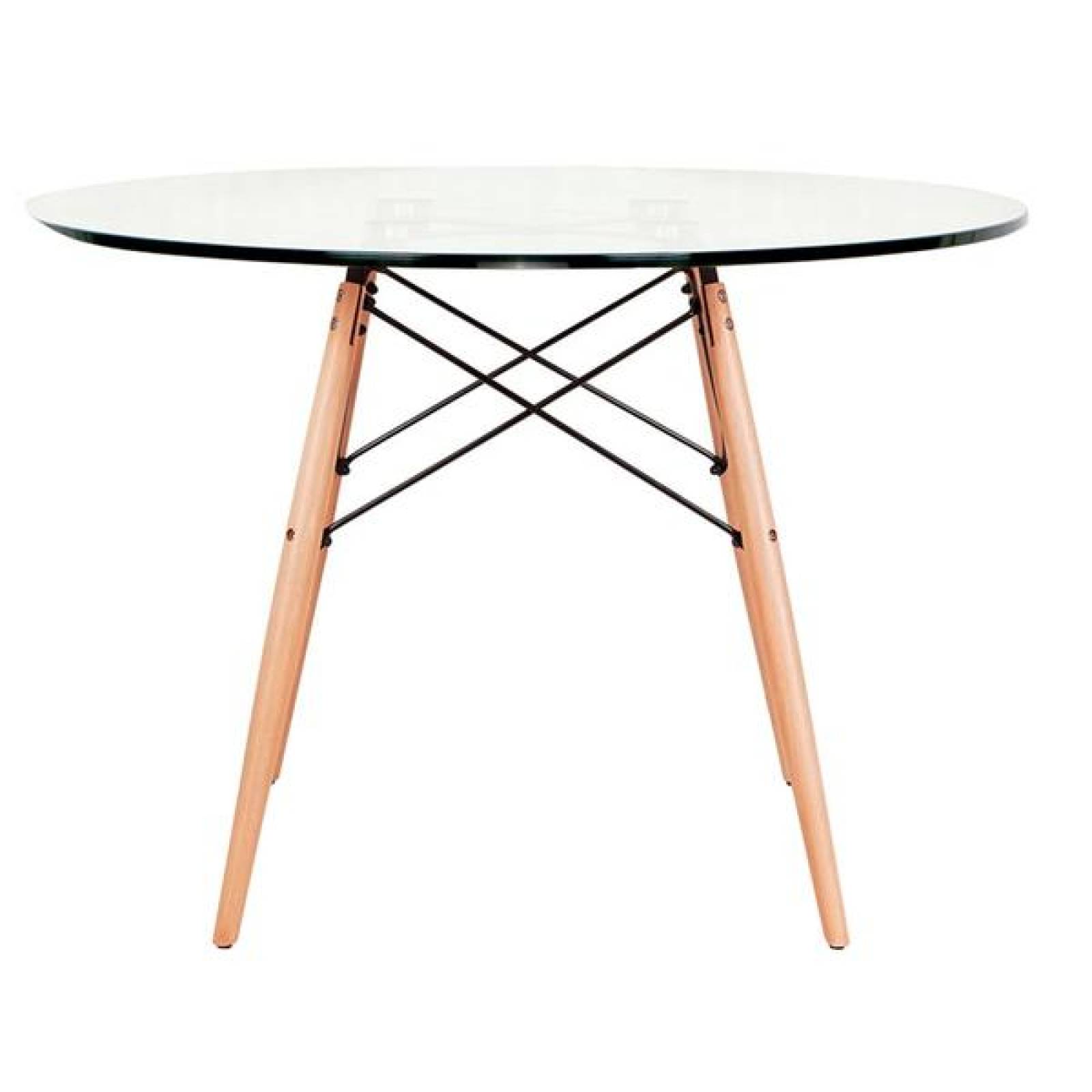 Mesa de Comedor de Vidrio Eames Style