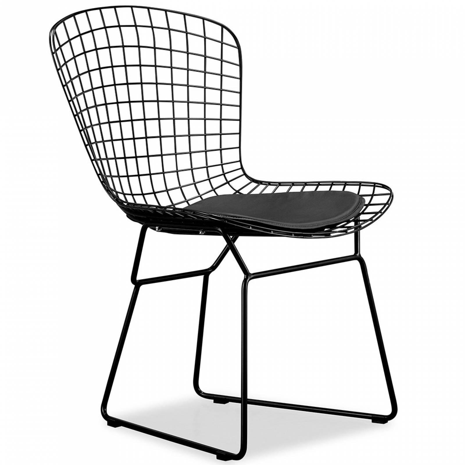 Silla Bertoia Style   Negro Mate