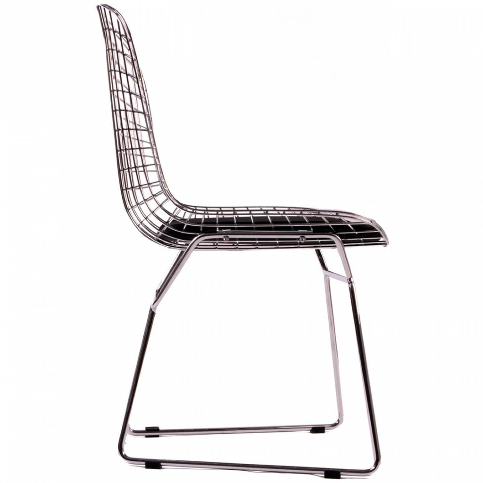 Silla Bertoia Style   Negro Mate