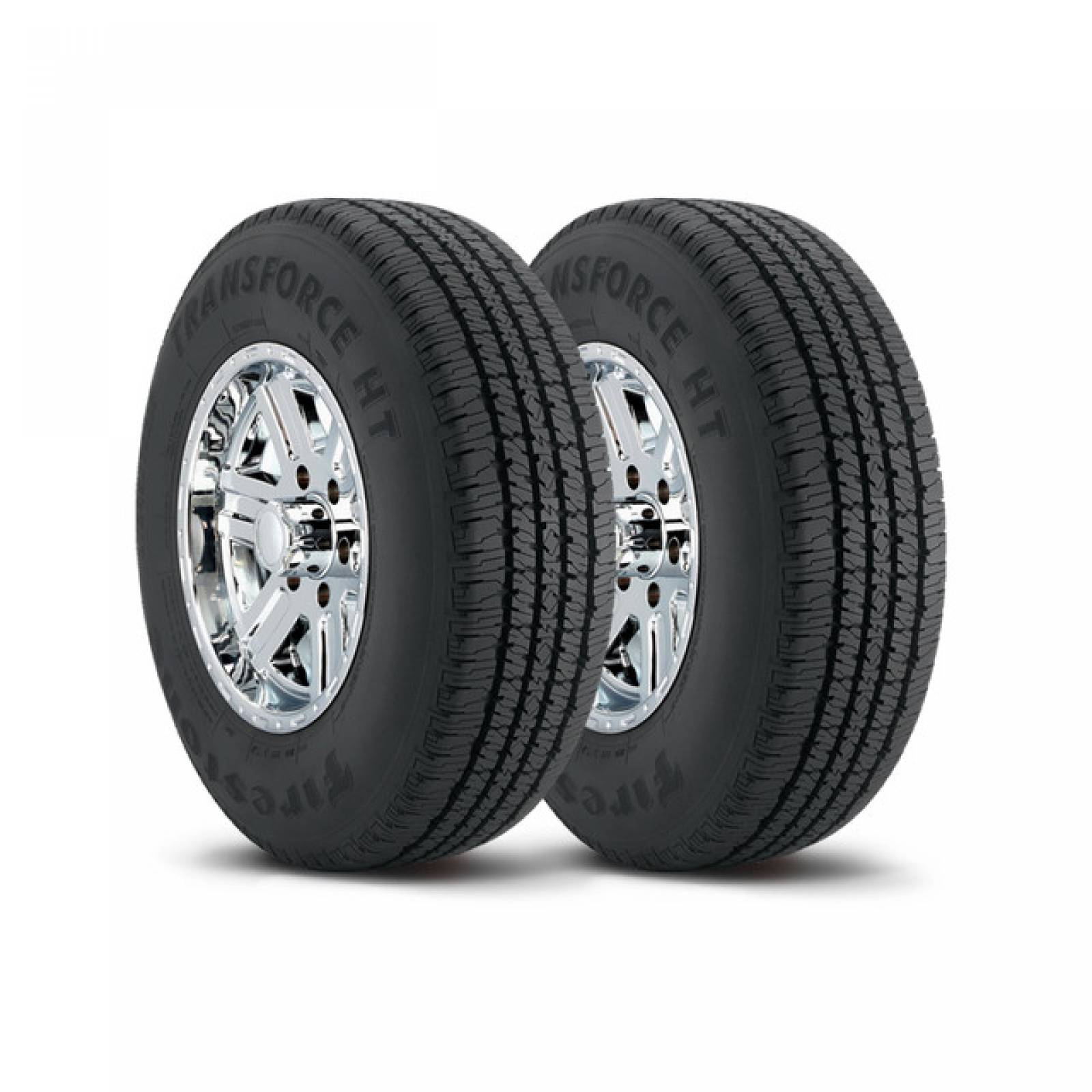 PAQUETE DE 2 LLANTAS FIRESTONE LT8.75R16.5 115R TRANSFORCE HT