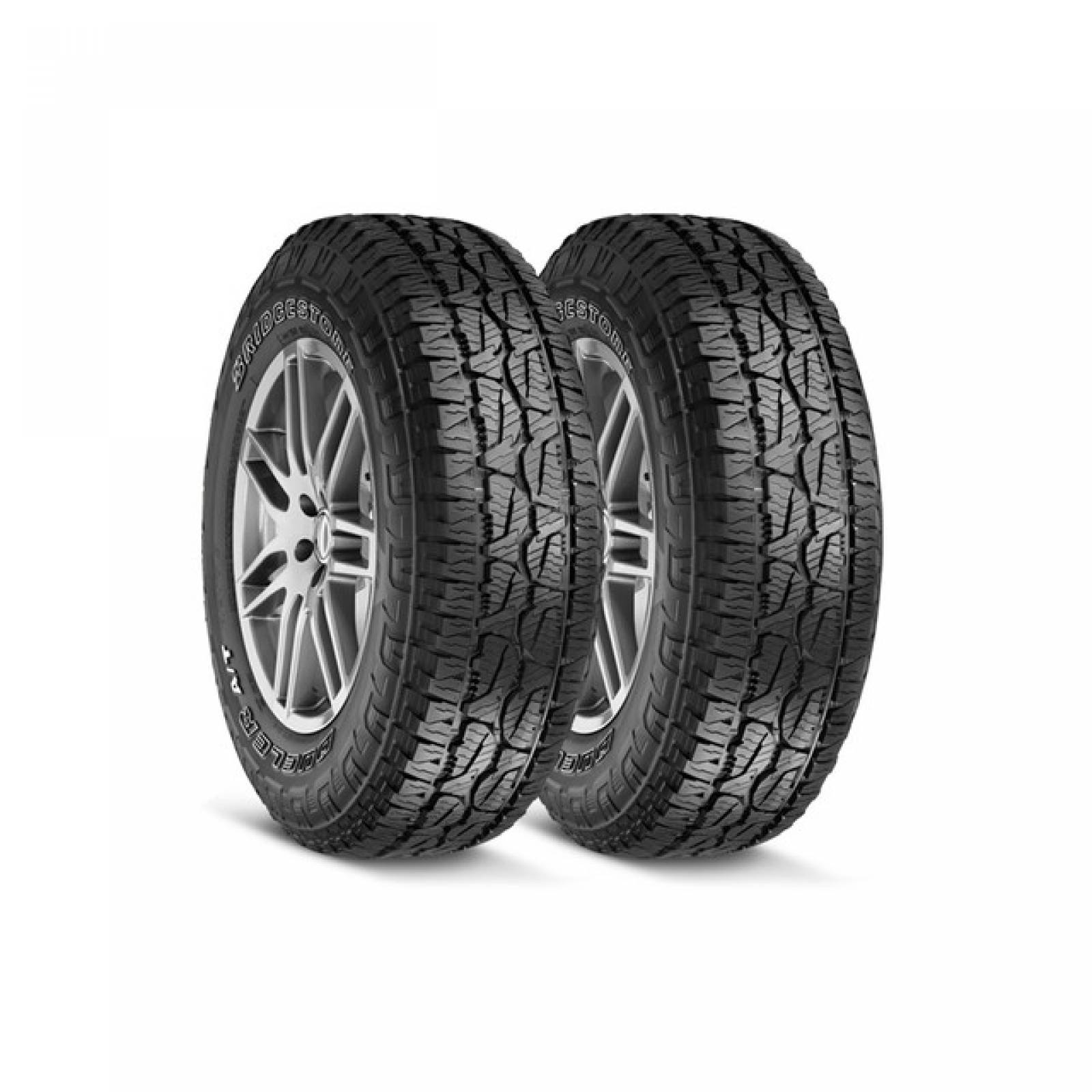 PAQUETE DE 2 LLANTAS BRIDGESTONE P265/75R16 123/120R DUELER A/T REVO 3