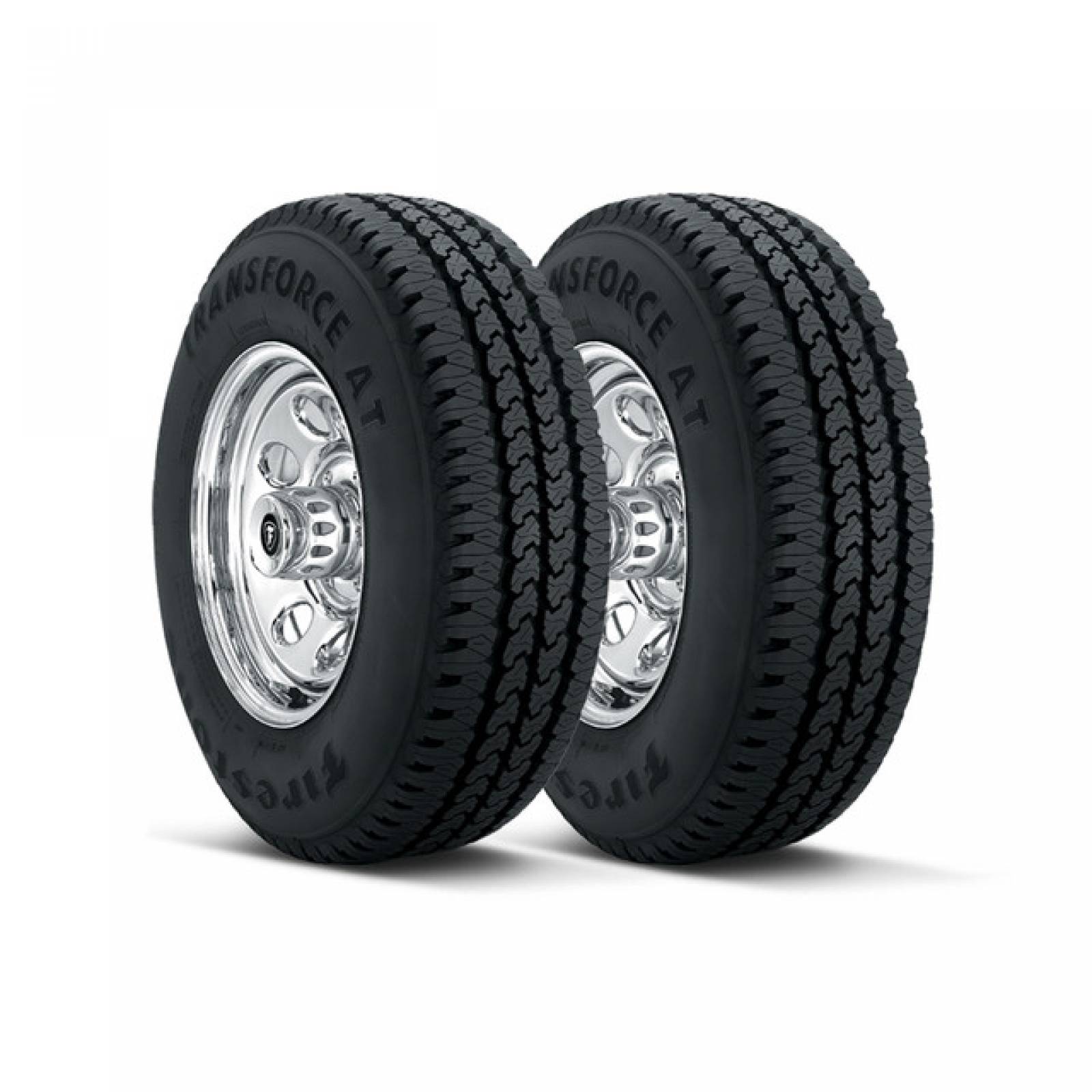 PAQUETE DE 2 LLANTAS FIRESTONE LT7.00R16 10 TRANSFORCE AT