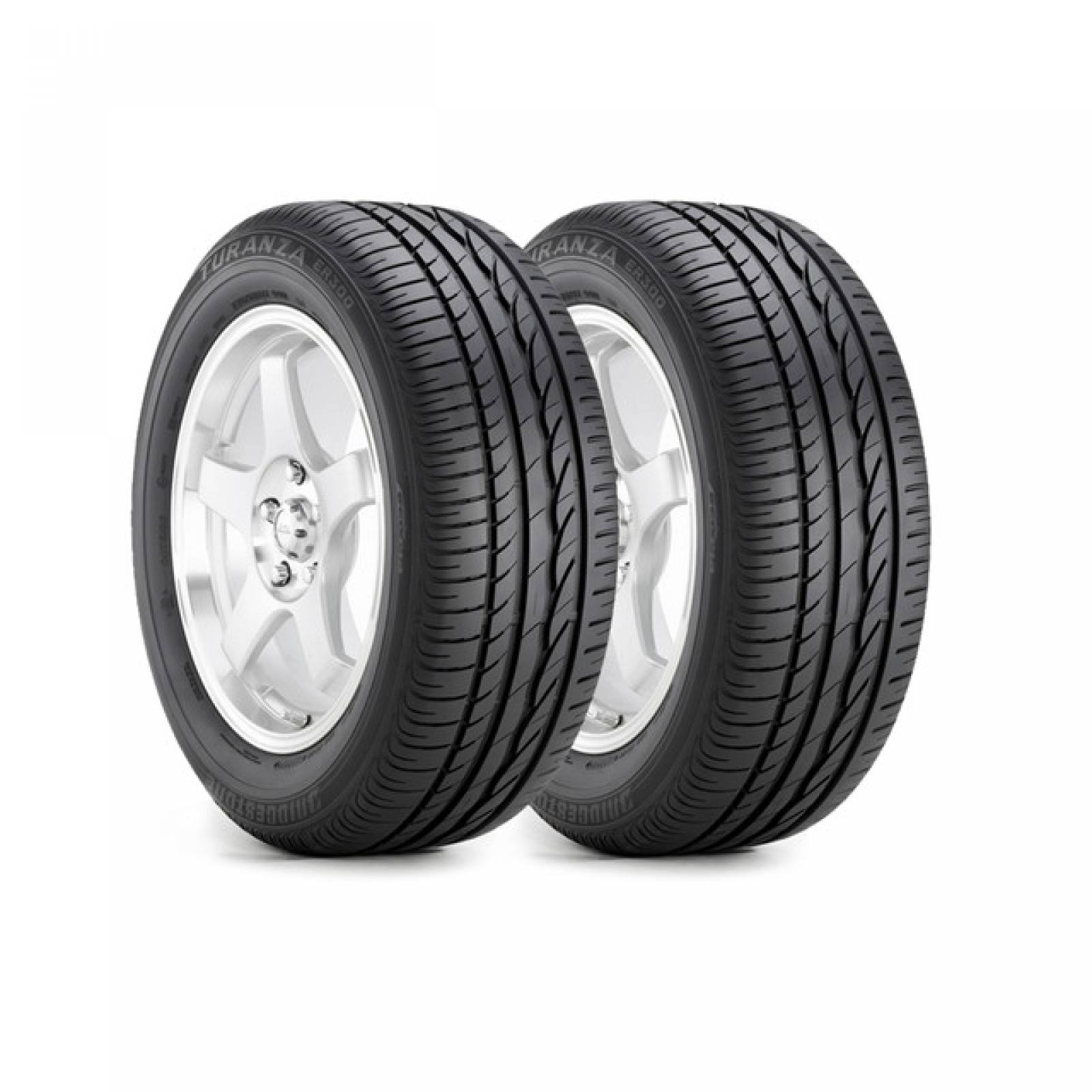 PAQUETE DE 2 LLANTAS BRIDGESTONE 205/55R16 91V TURANZA ER300