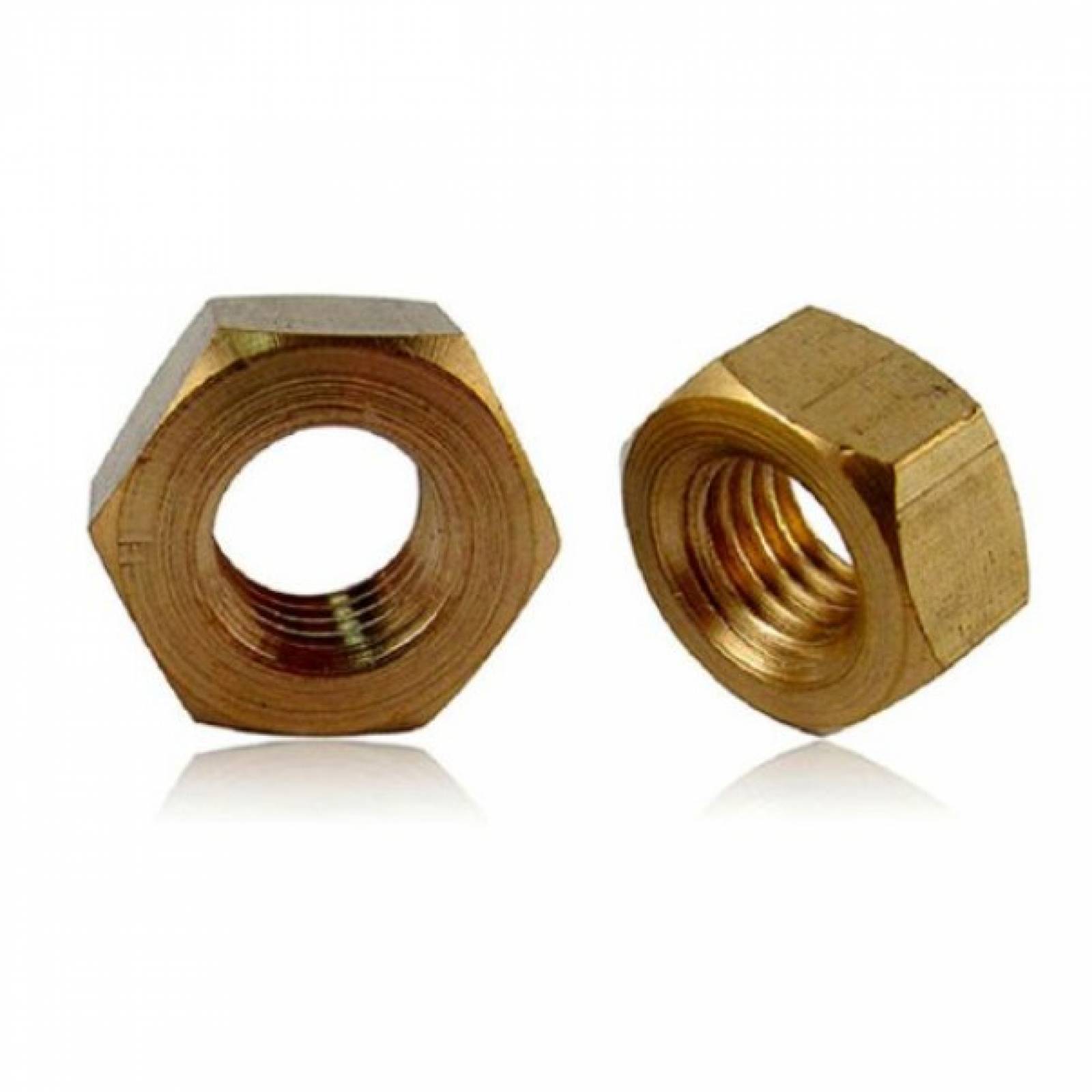 Tornillo Bronce Al Silicio 1/4x3/4 Kit C Tuerca Y 2 Rondanas