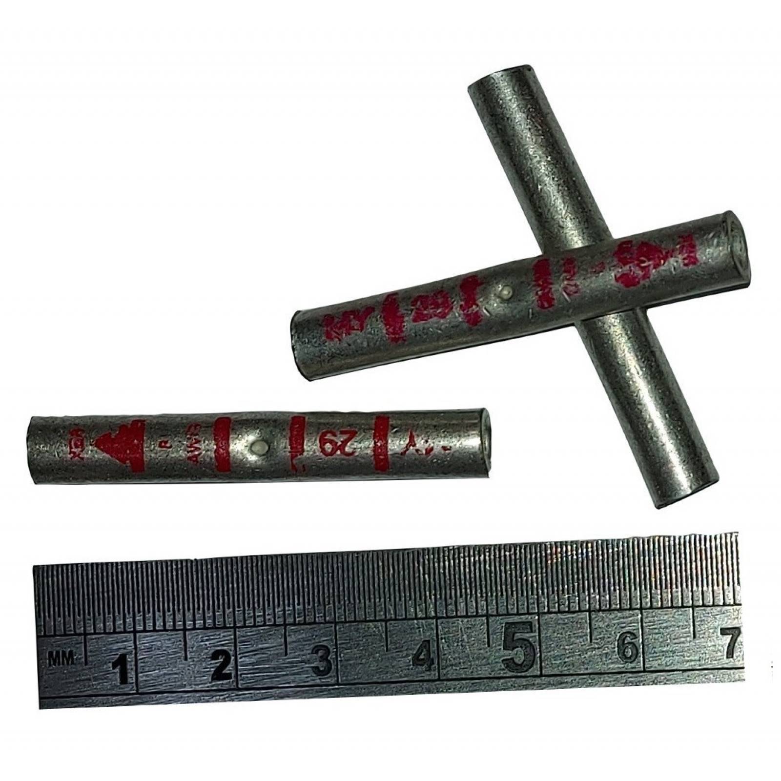 Conector De Empalme Ponchable A Tope Lineal Para Cable 8 Awg