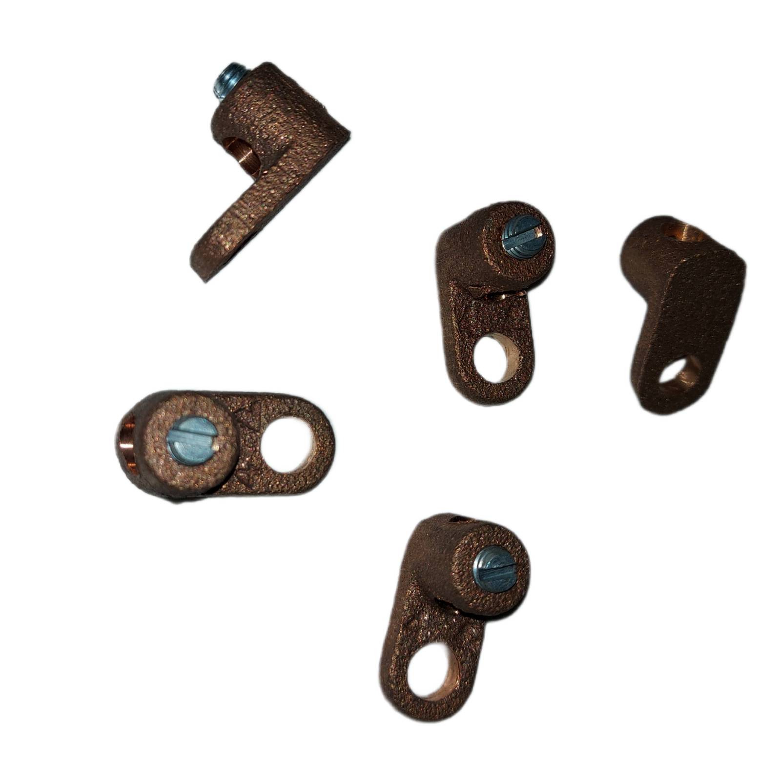 Zapata Conector Mecánico Cobre Con Opresor Cable Cal 14 A 4 Awg