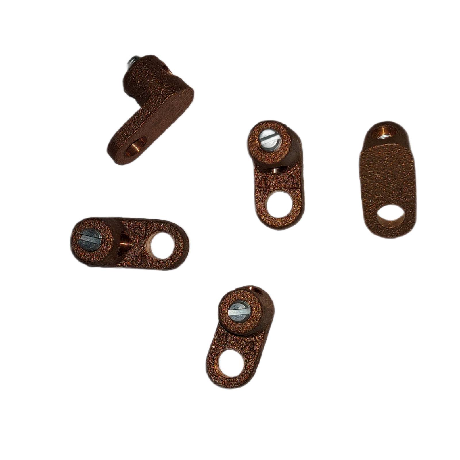 Zapata Conector Mecánico Cobre Con Opresor Cable Cal 14 A 4 Awg