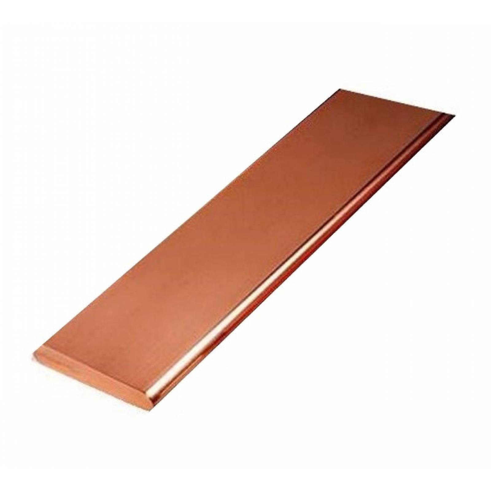 Barra Tierra Física Cobre Solera 1/4X3/4 de pulgada por Metro